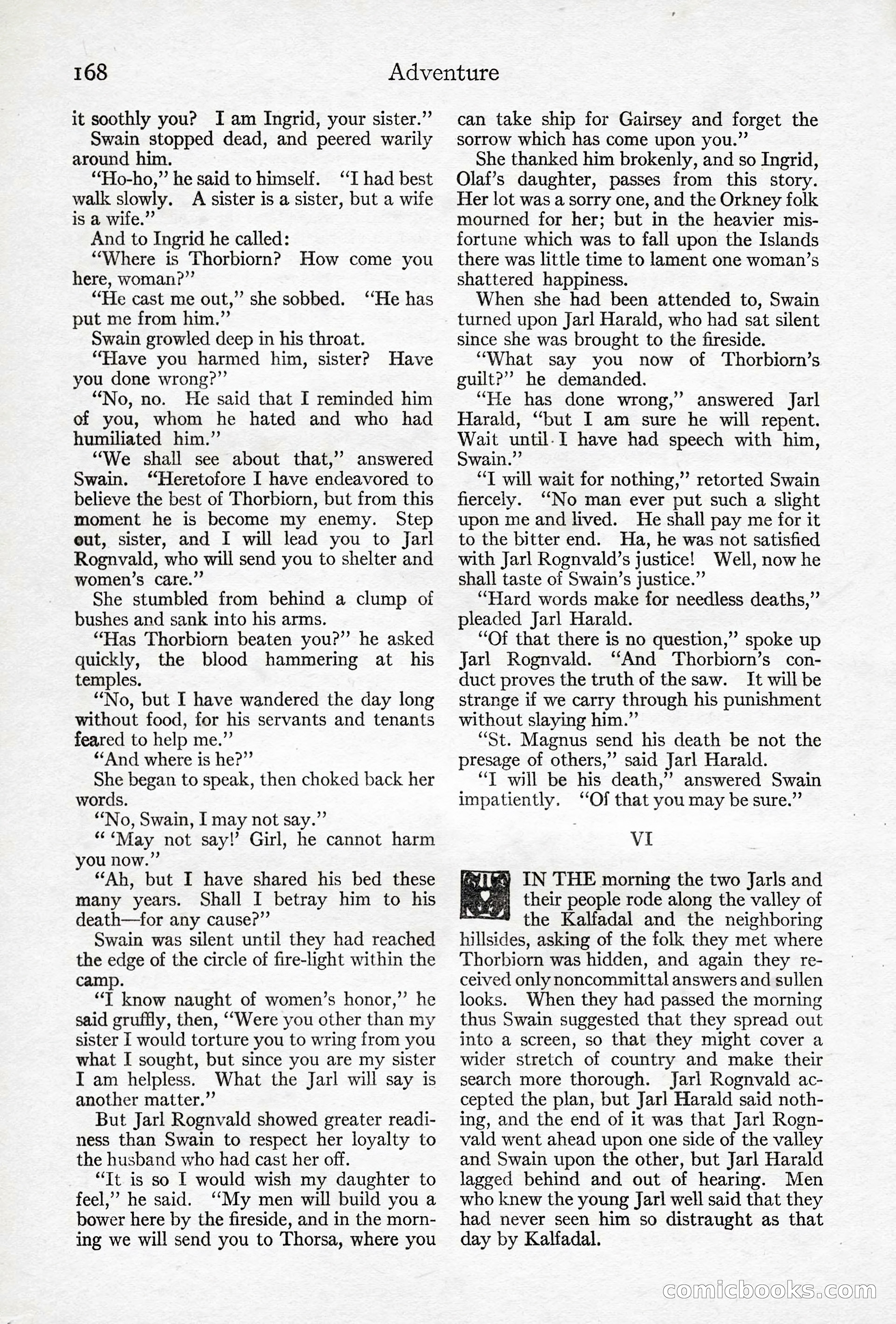 Adventure Magazine, April 10, 1924 — page 170 of 196