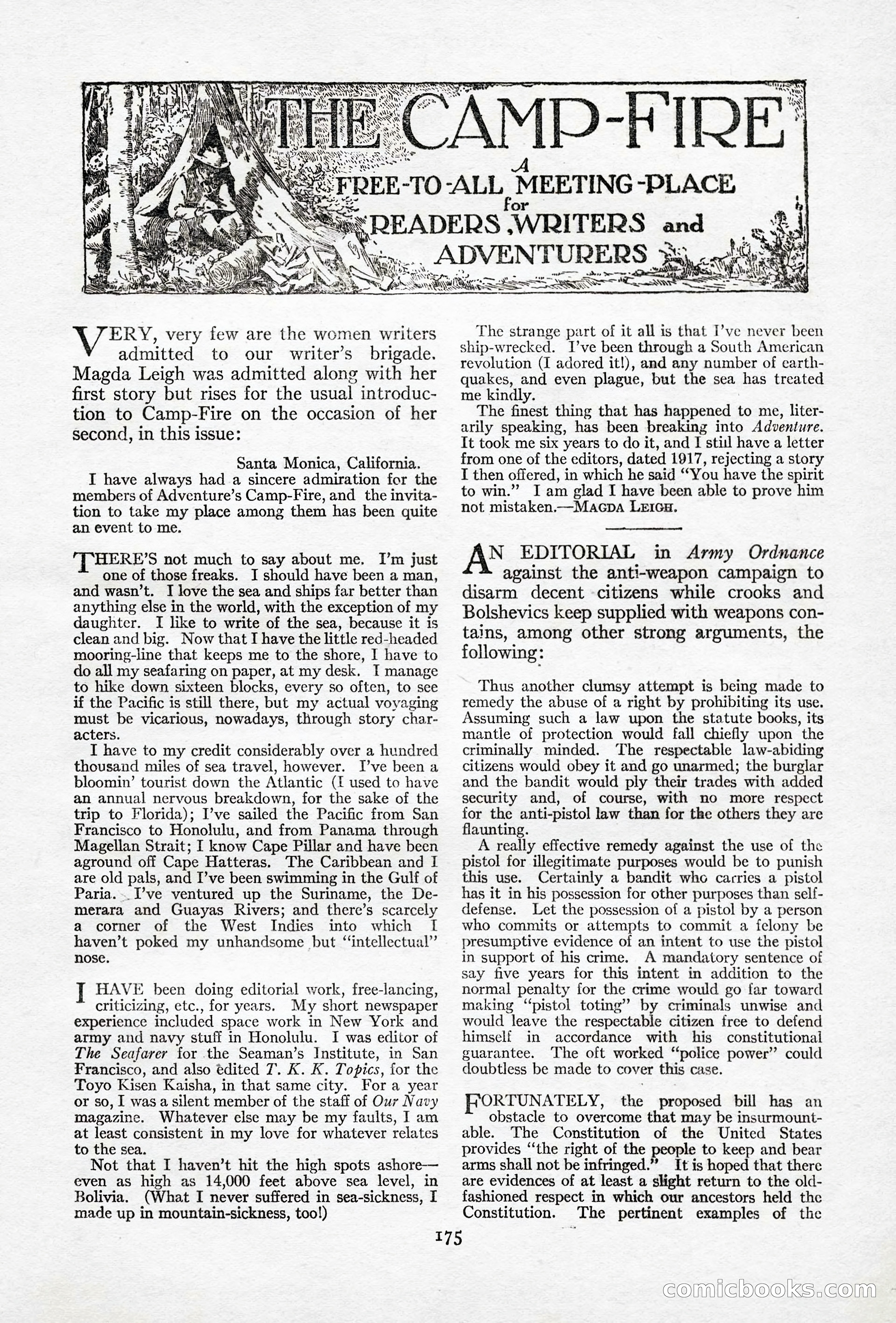 Adventure Magazine, April 10, 1924 — page 177 of 196