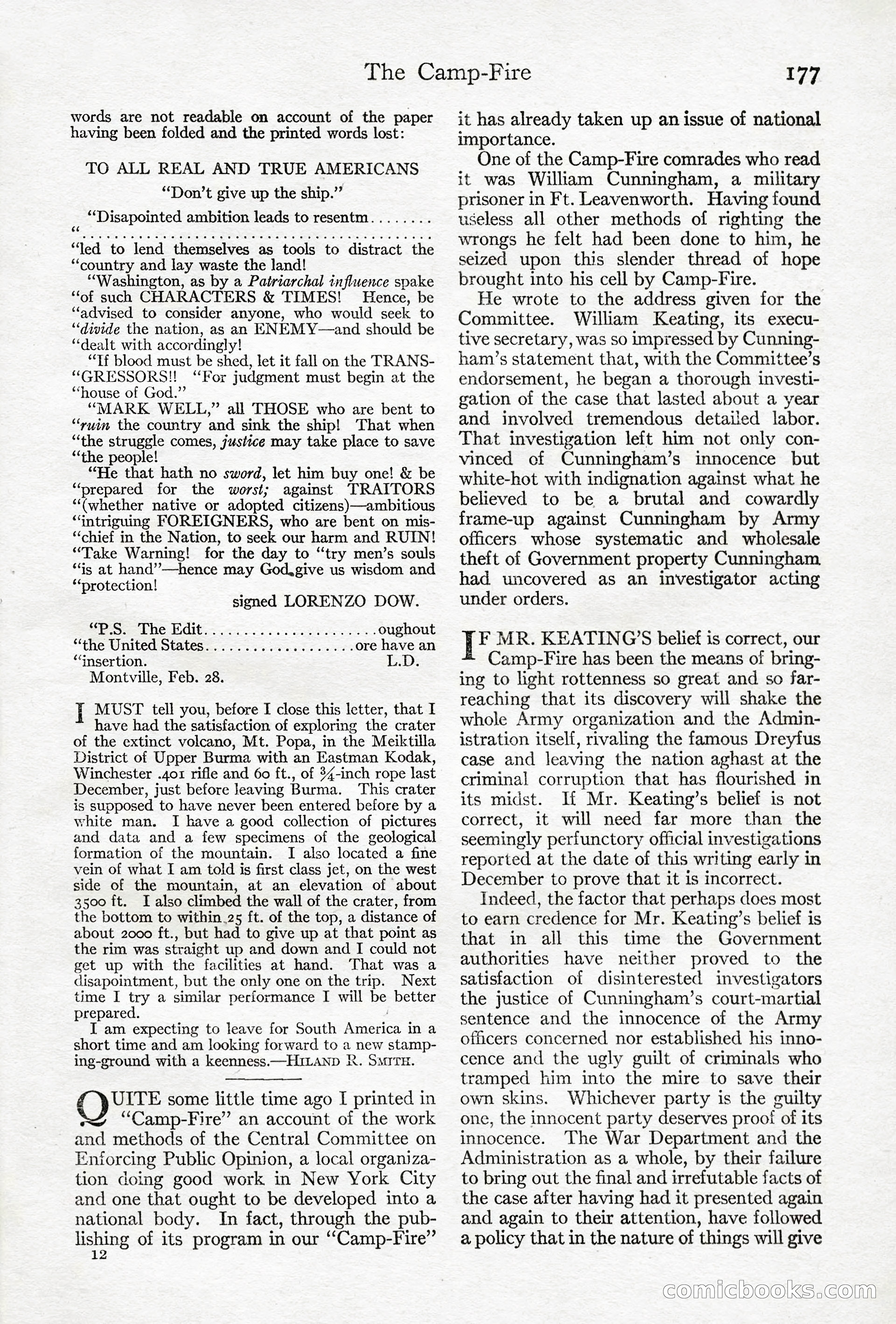 Adventure Magazine, April 10, 1924 — page 179 of 196
