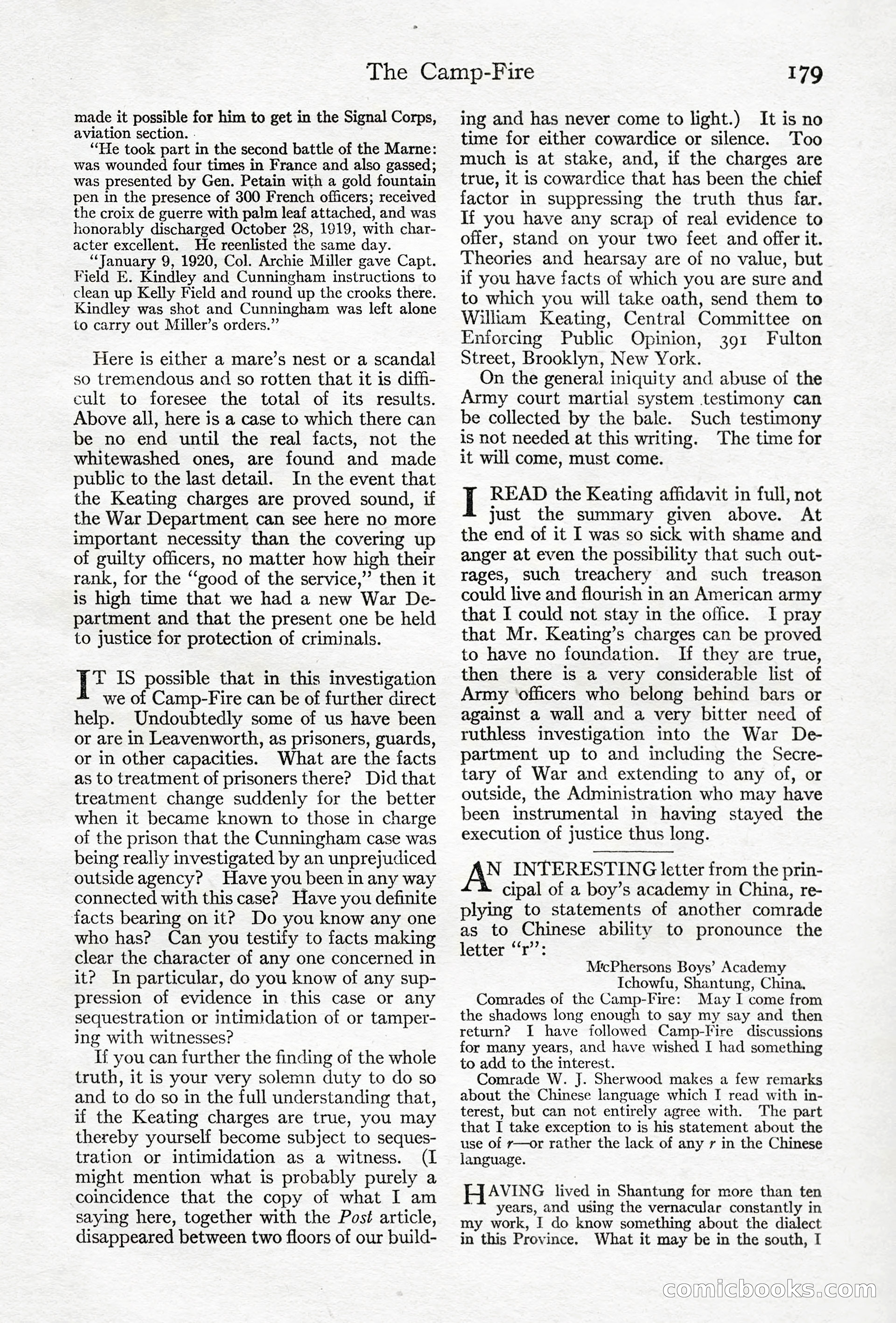 Adventure Magazine, April 10, 1924 — page 181 of 196