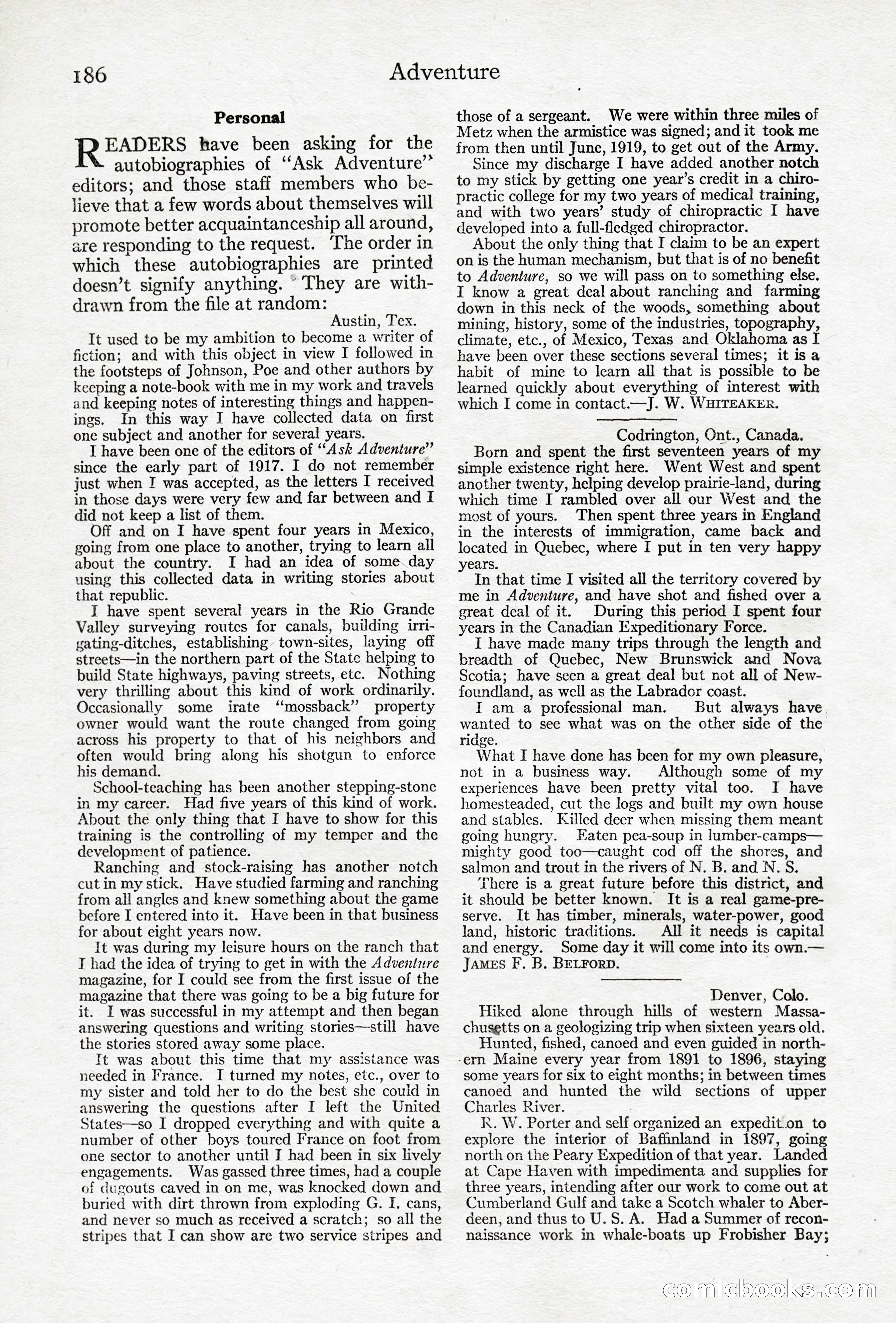 Adventure Magazine, April 10, 1924 — page 188 of 196