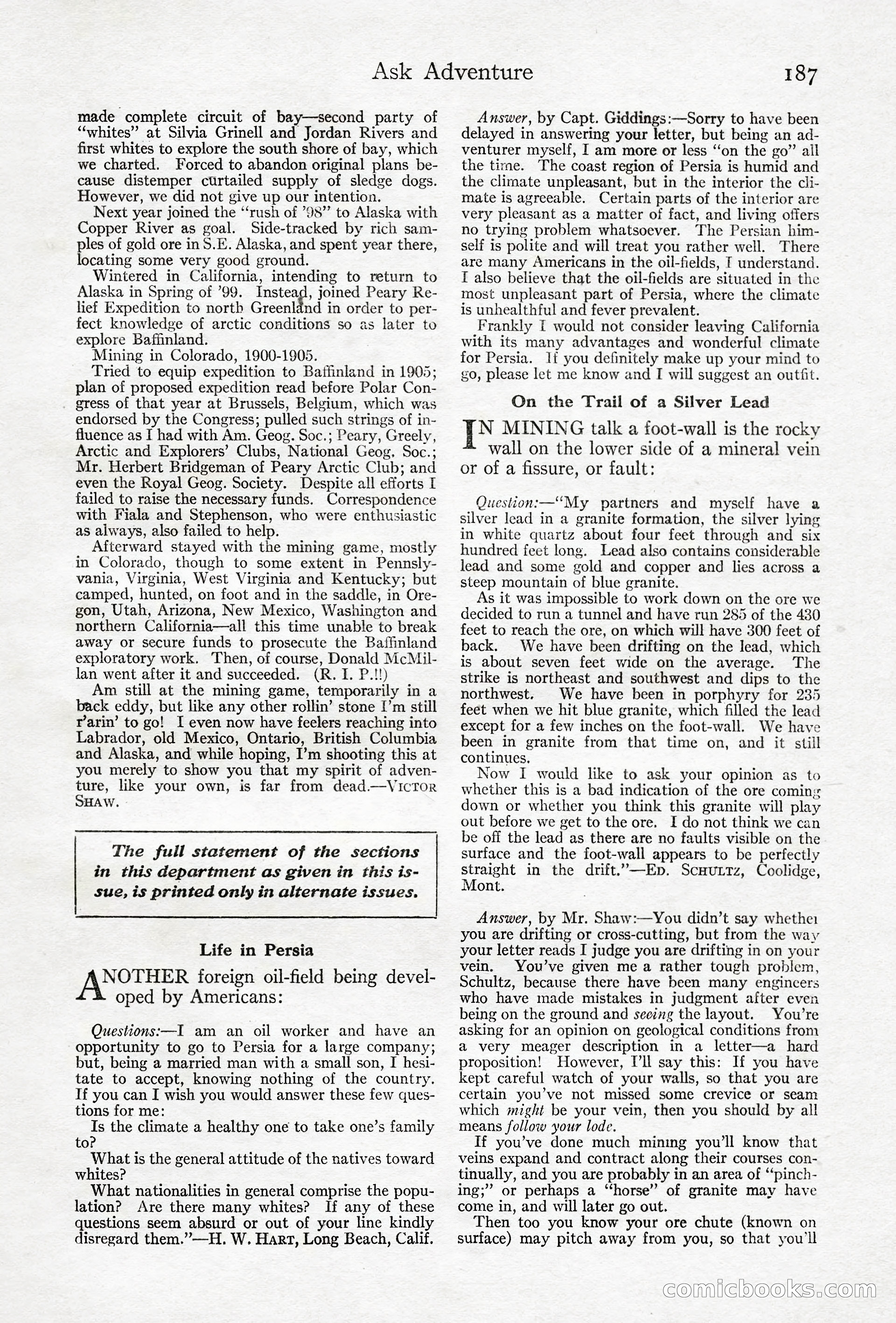 Adventure Magazine, April 10, 1924 — page 189 of 196