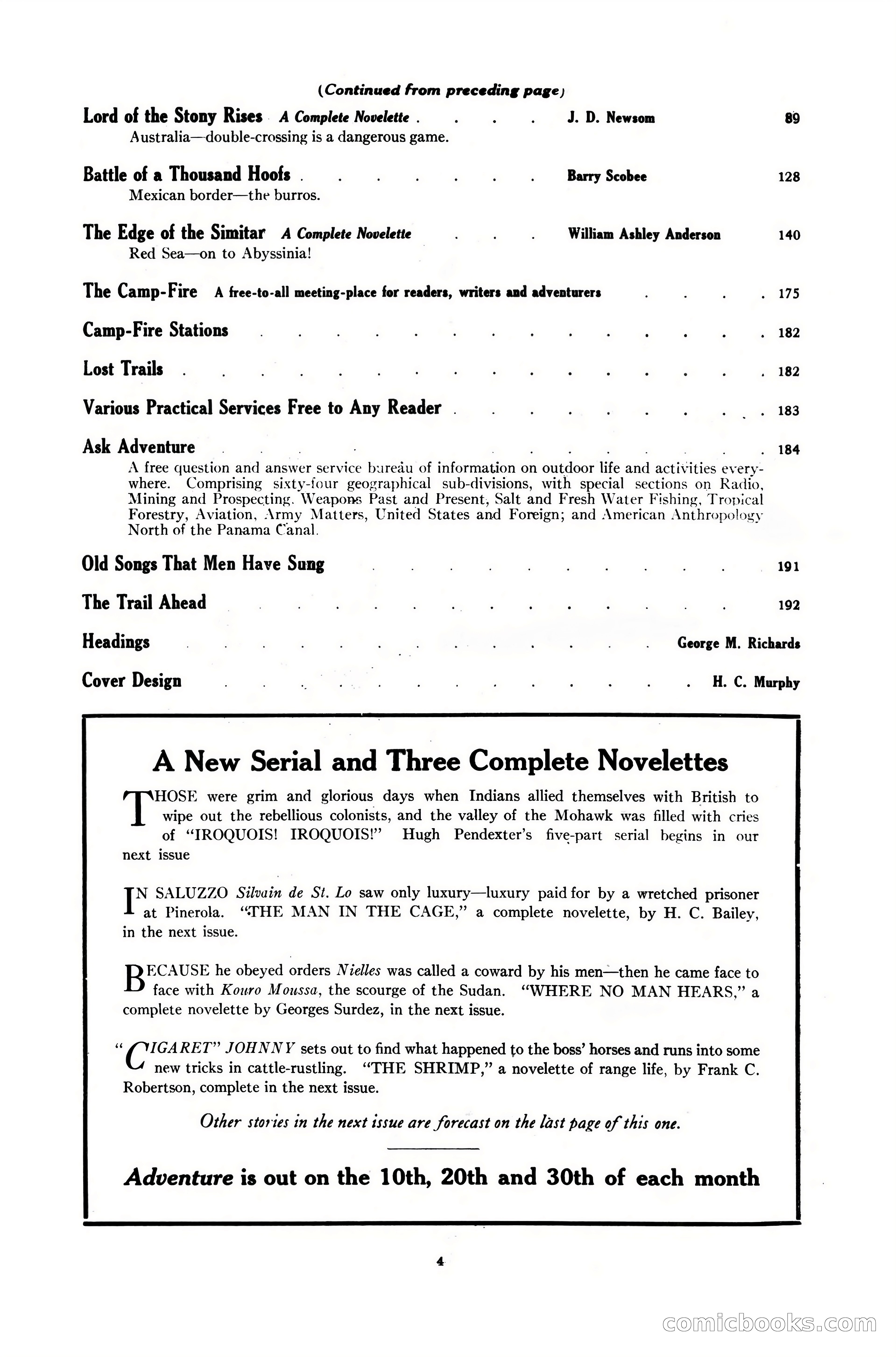 Adventure Magazine Cover — page 6 of 204