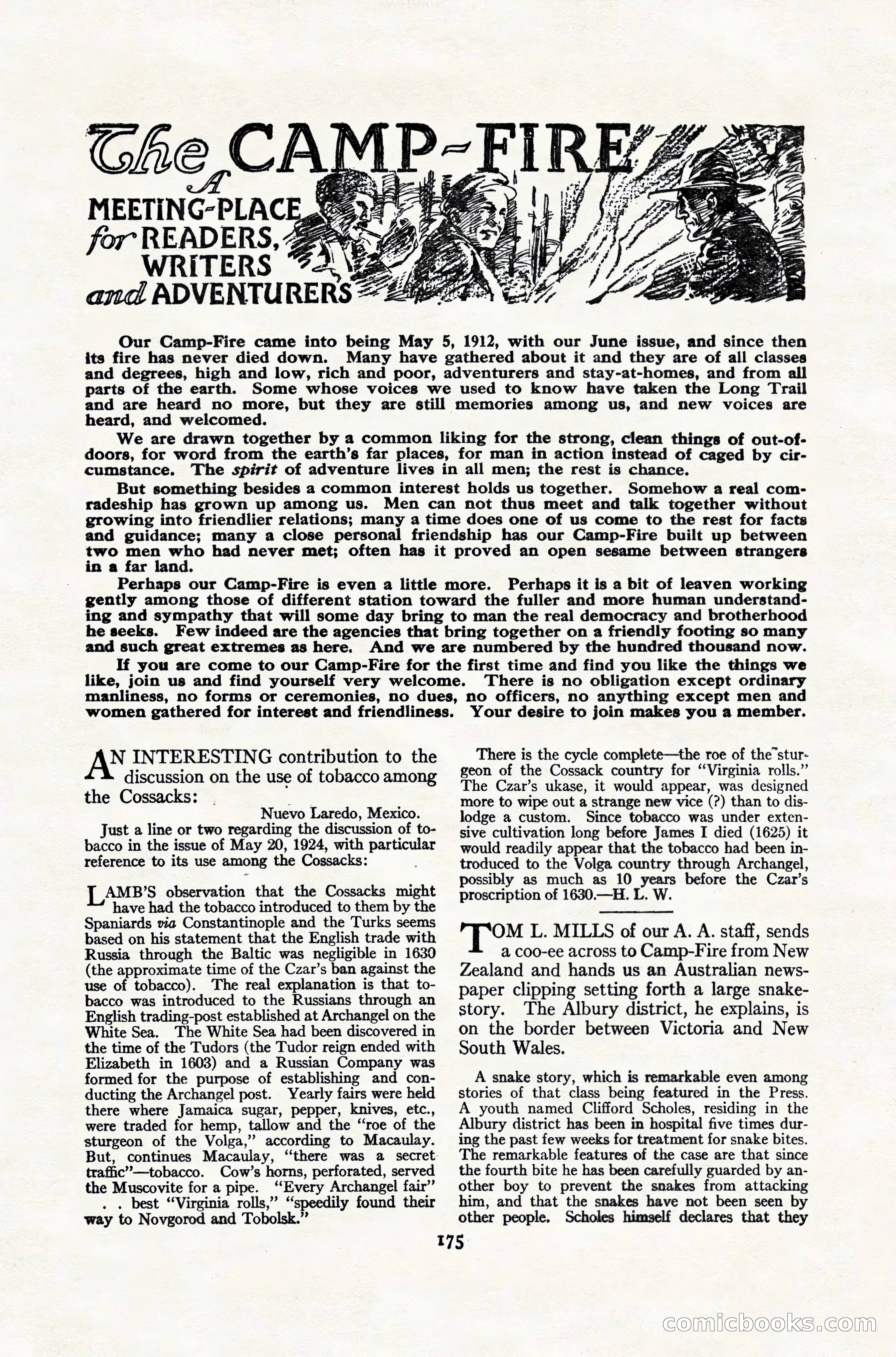Adventure Magazine Cover — page 185 of 204