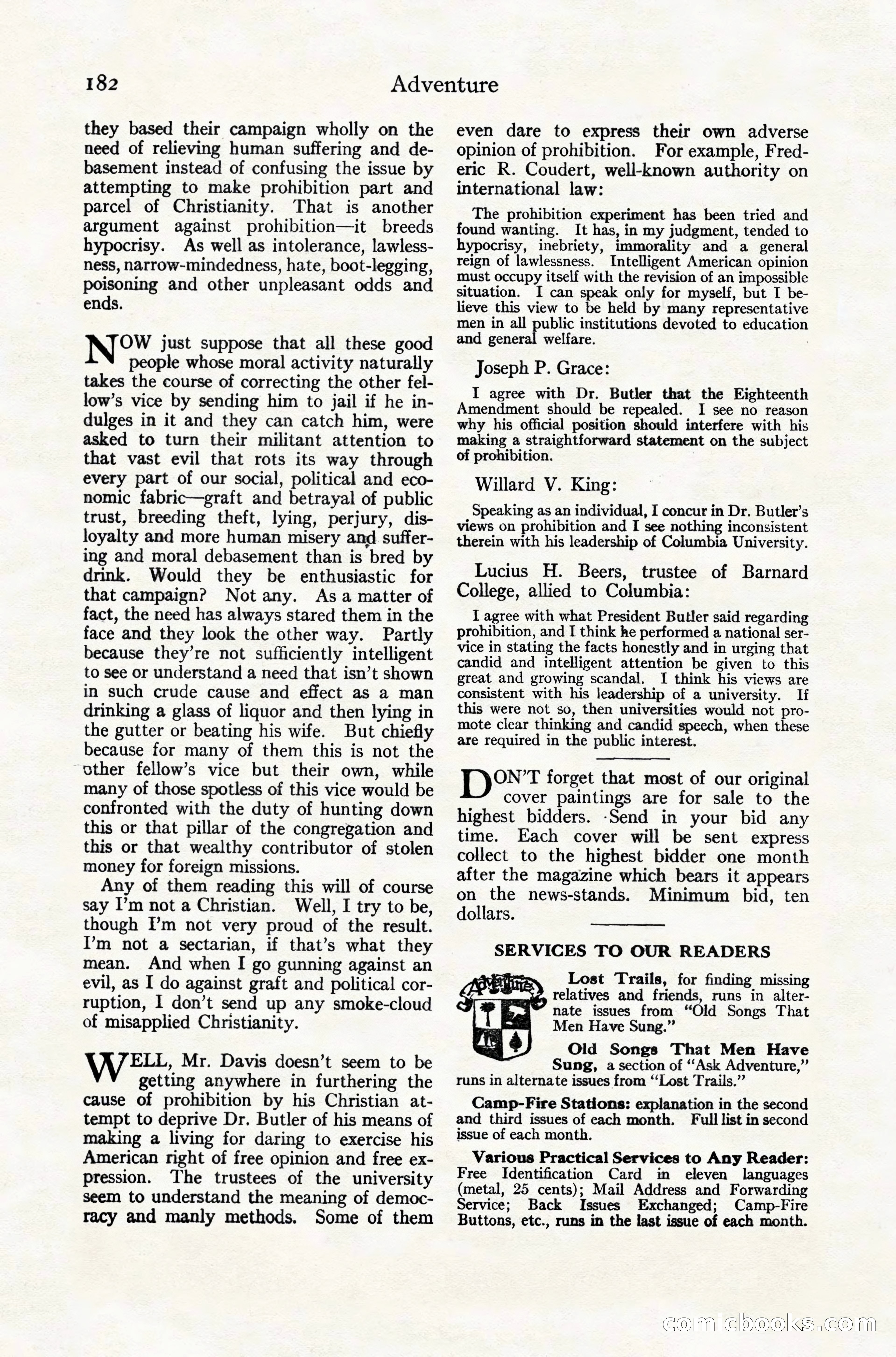 Adventure Magazine Cover — page 192 of 204