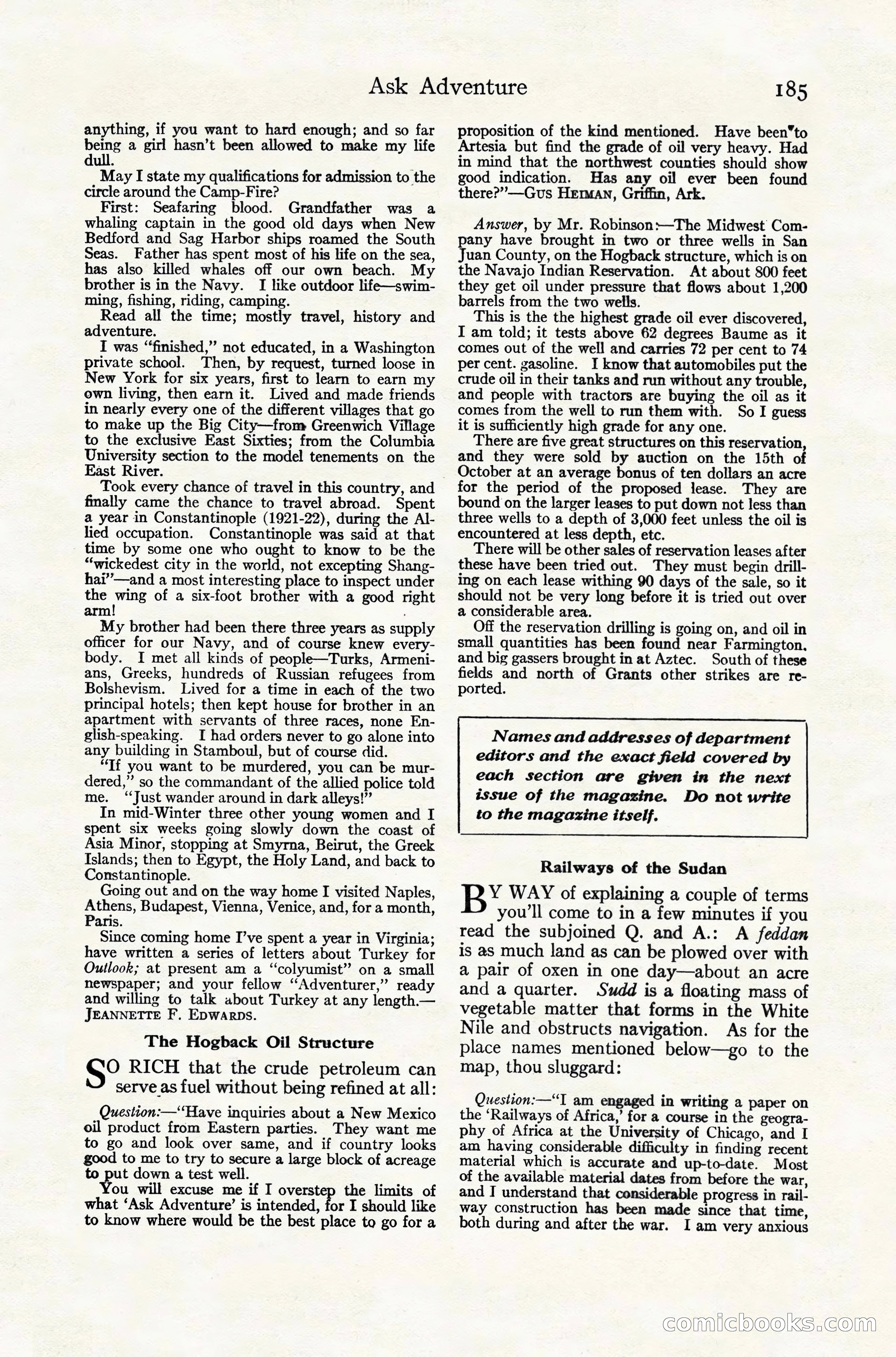 Adventure Magazine Cover — page 195 of 204