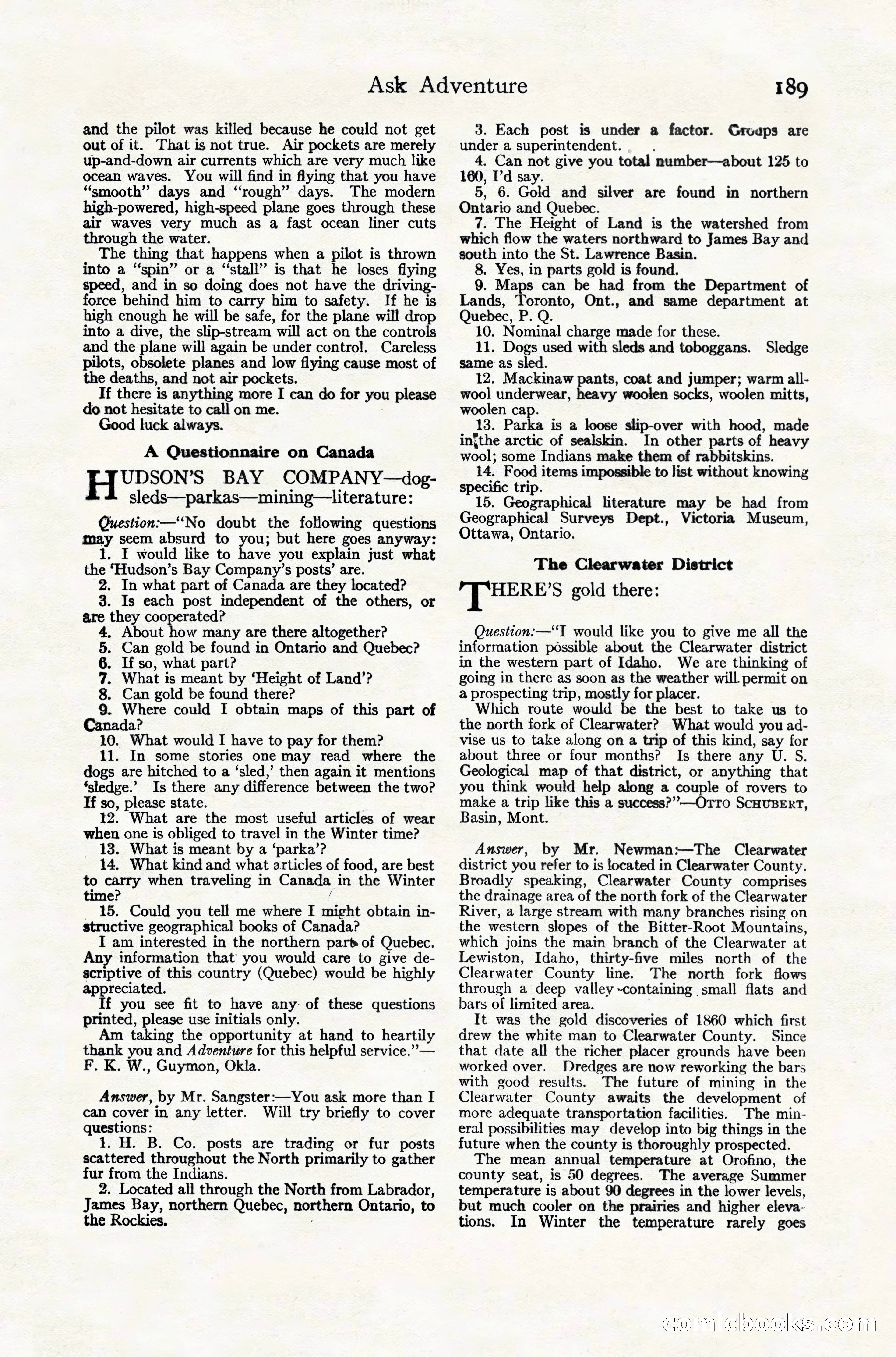 Adventure Magazine Cover — page 199 of 204