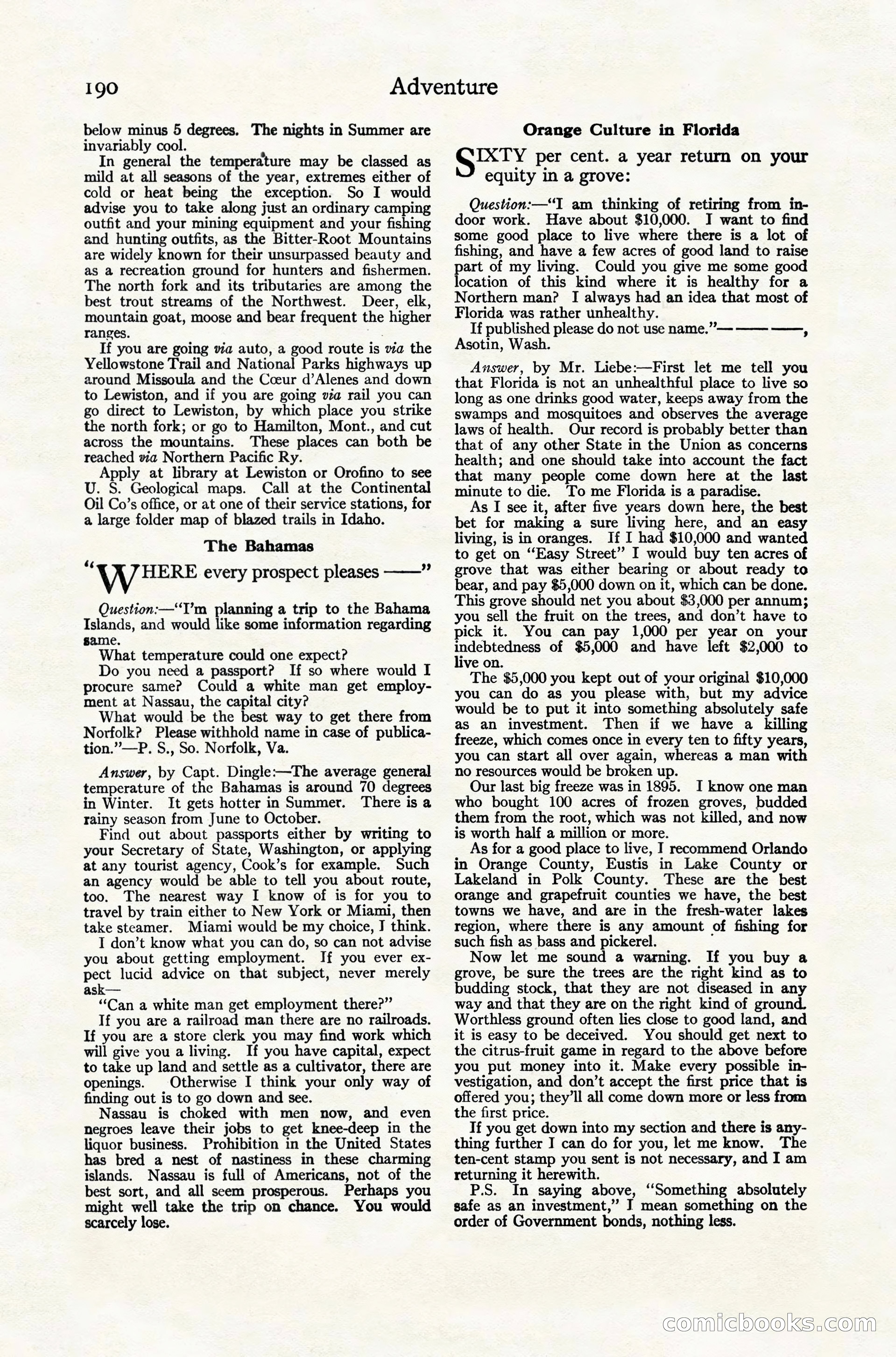 Adventure Magazine Cover — page 200 of 204