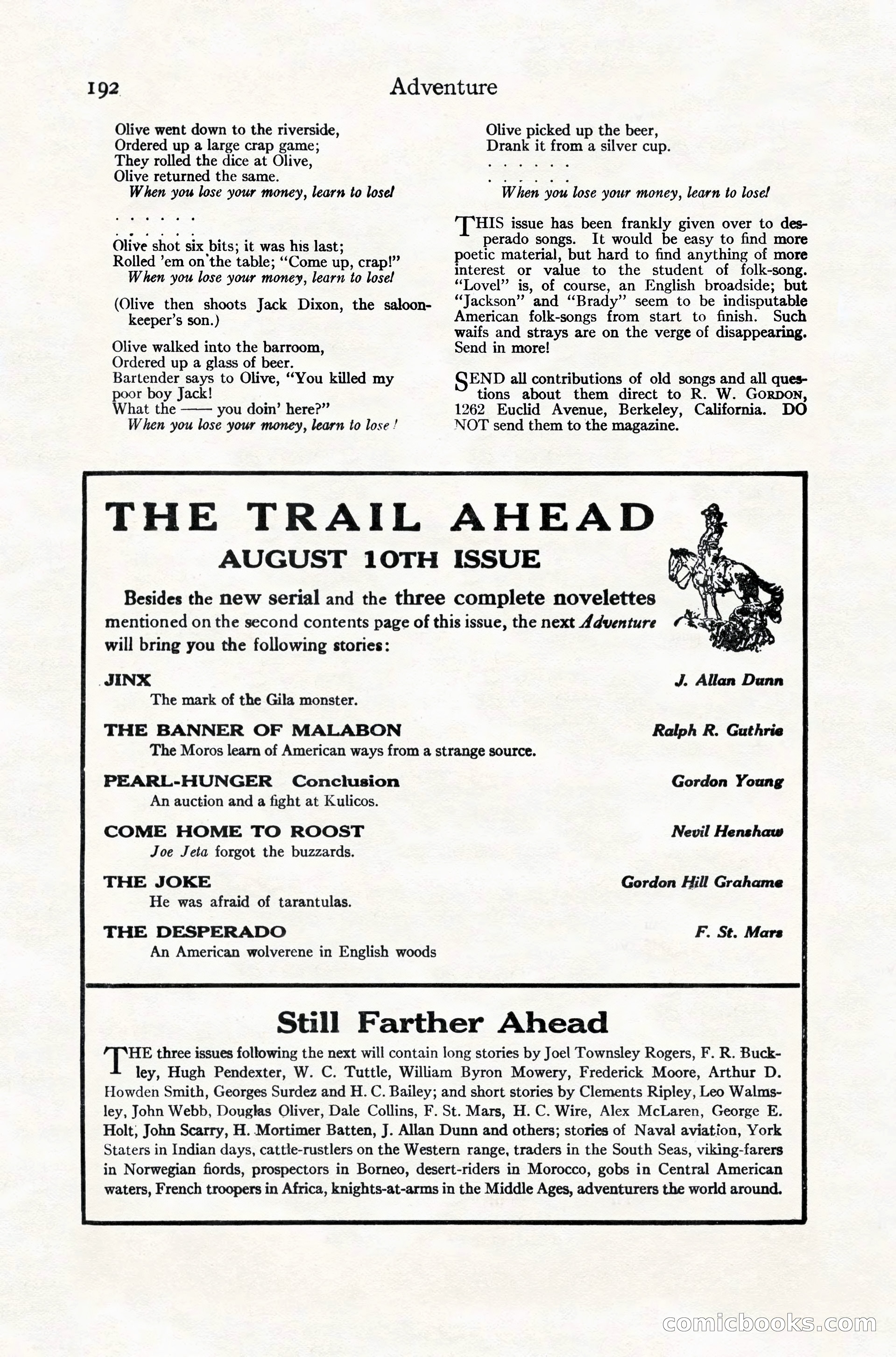 Adventure Magazine Cover — page 202 of 204