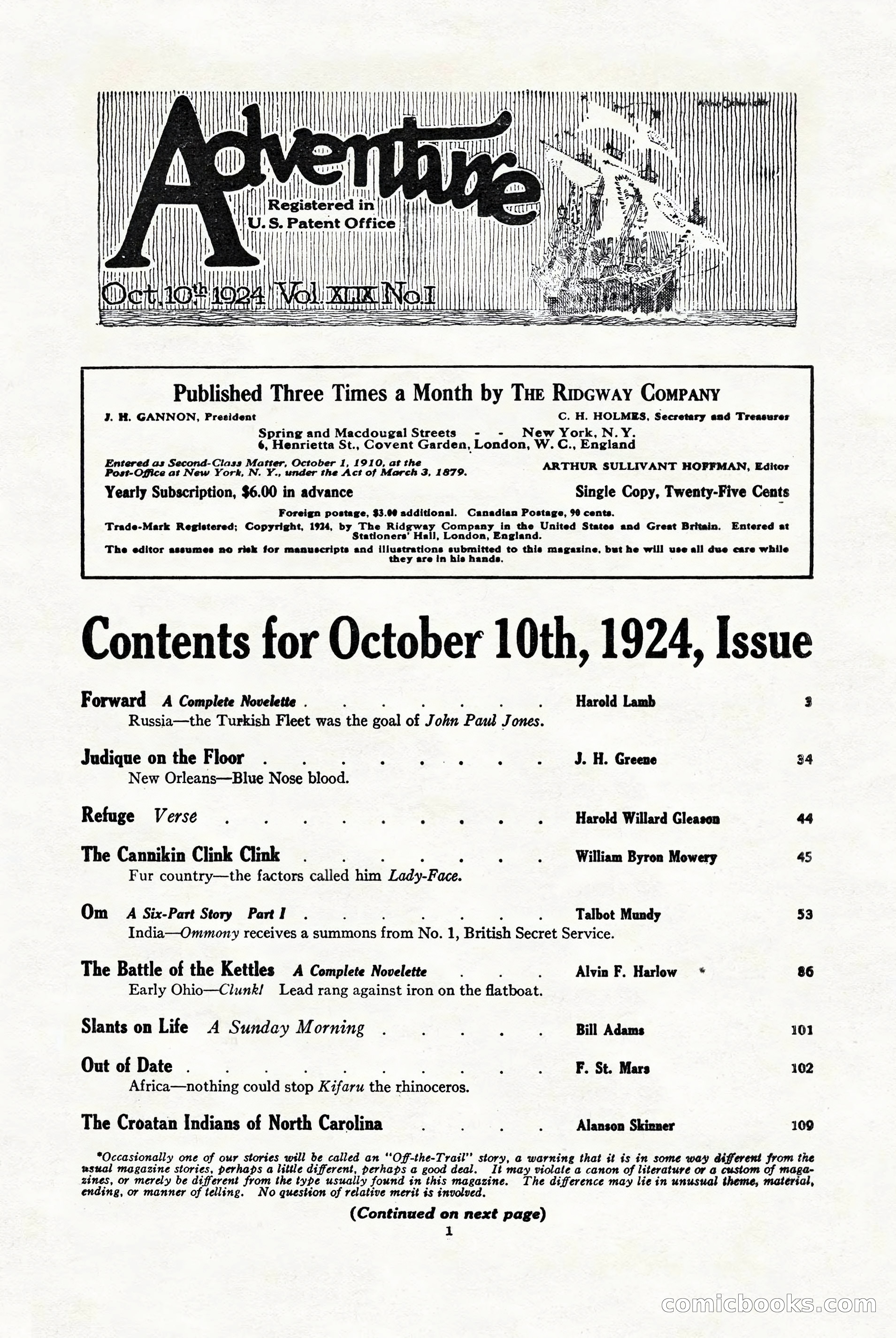 Adventure Magazine Cover — page 3 of 196