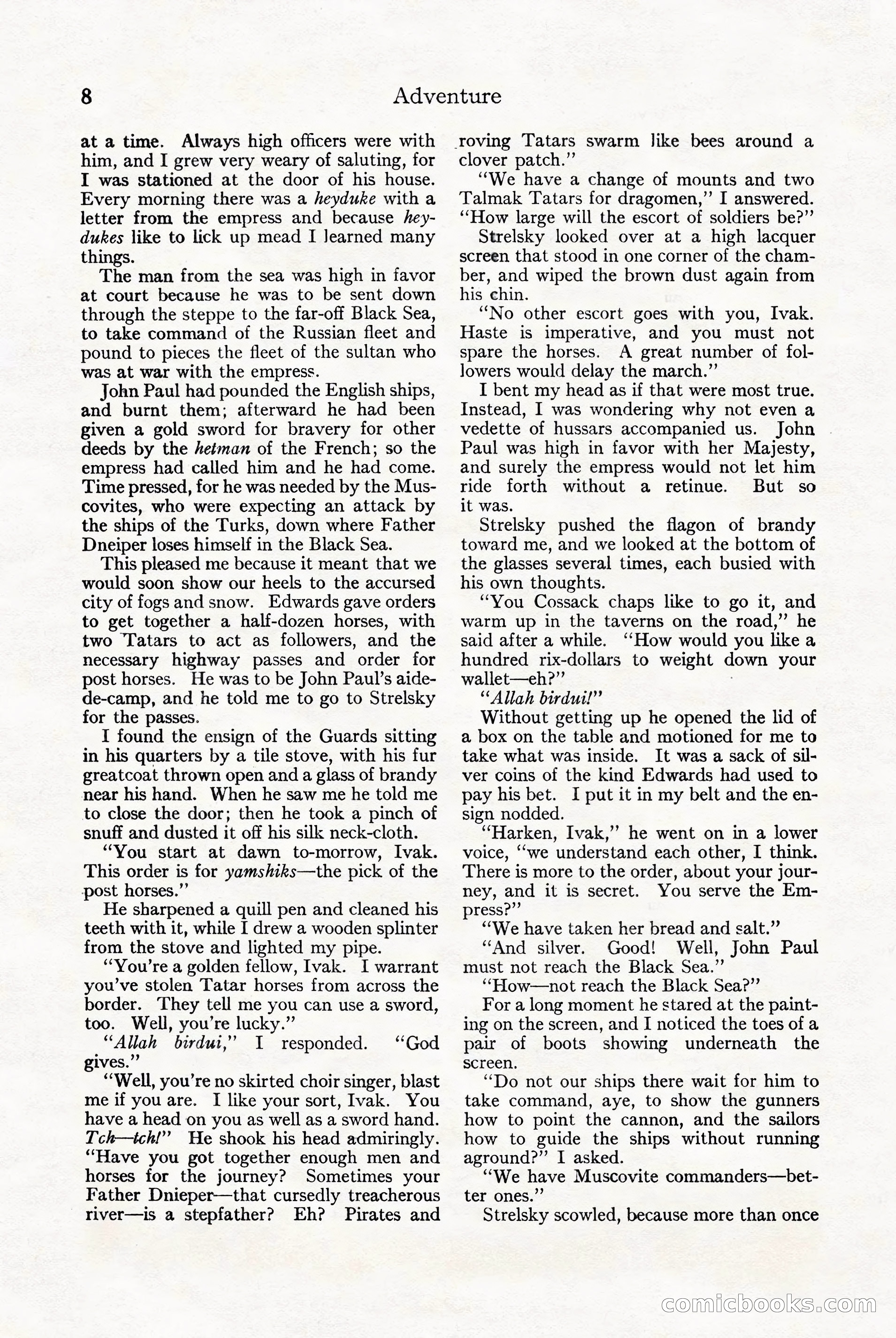 Adventure Magazine Cover — page 10 of 196