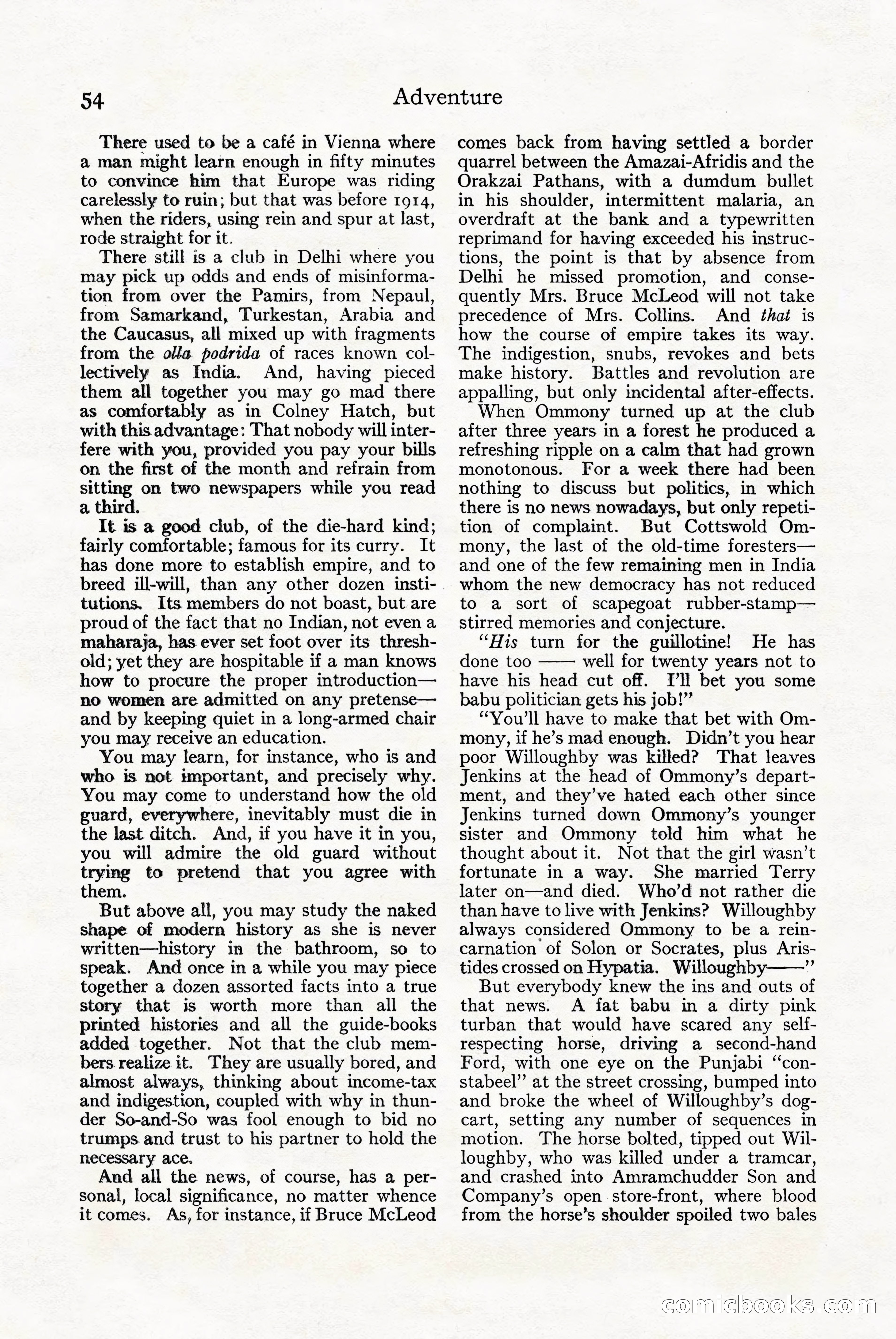 Adventure Magazine Cover — page 56 of 196