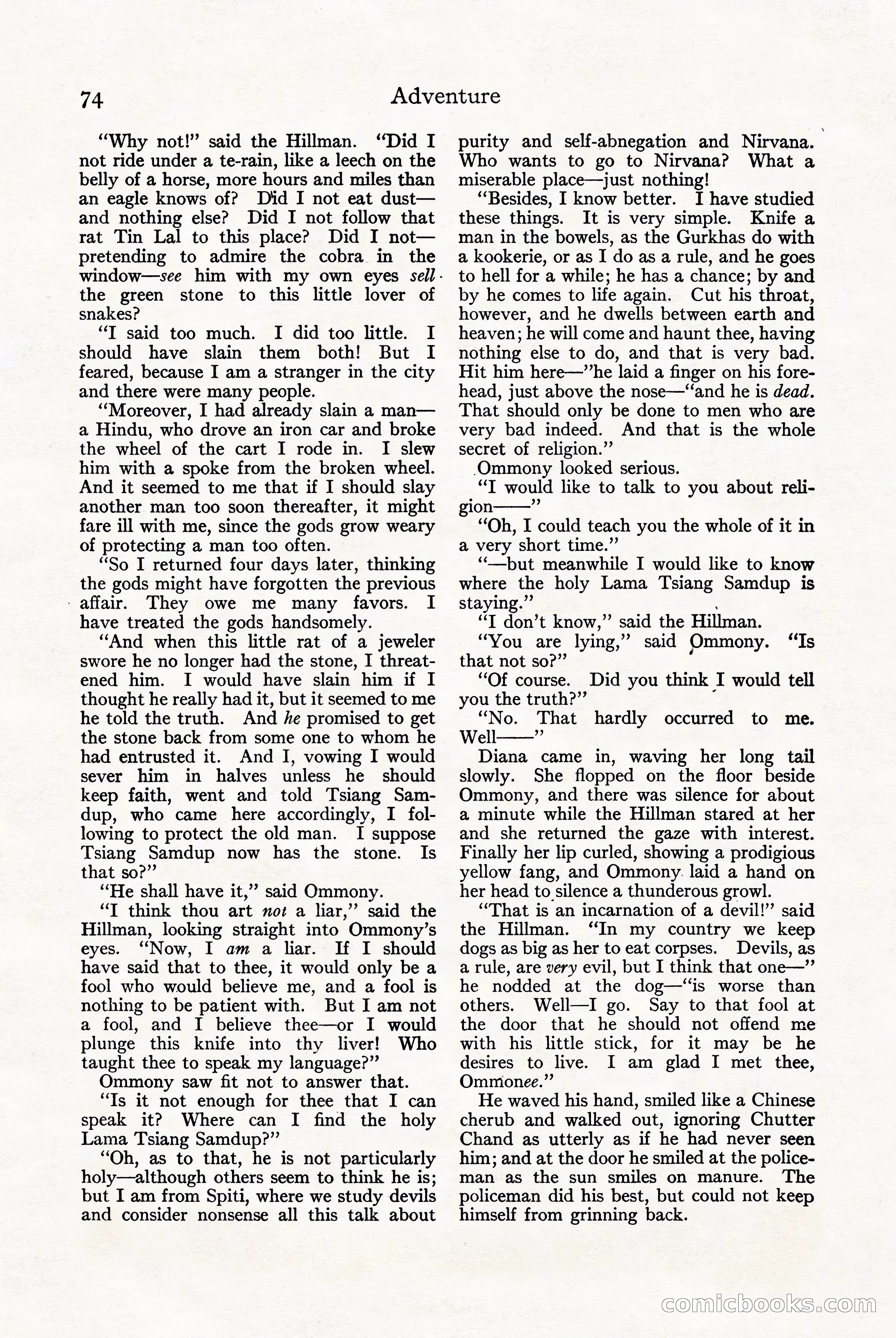 Adventure Magazine Cover — page 76 of 196