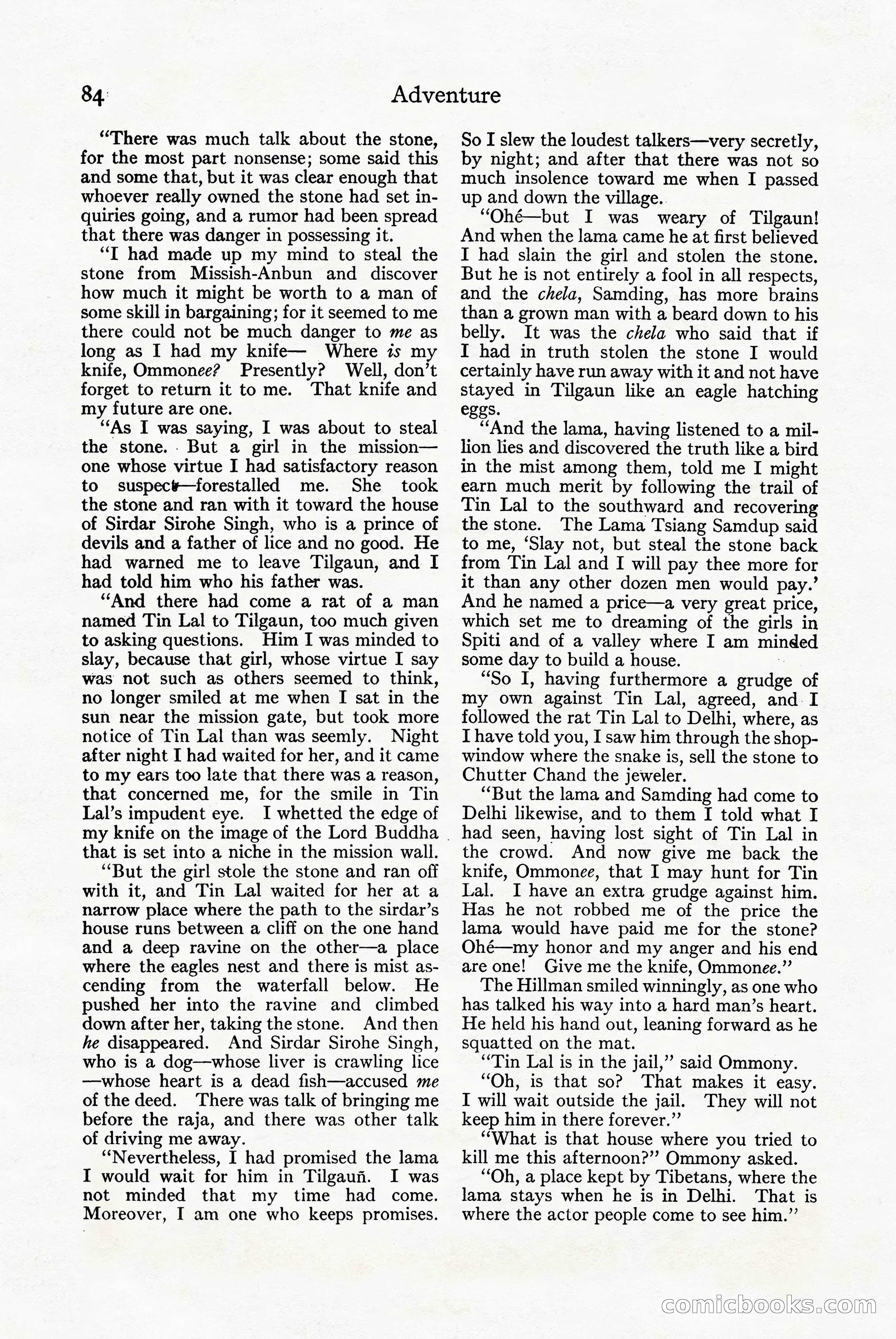 Adventure Magazine Cover — page 86 of 196
