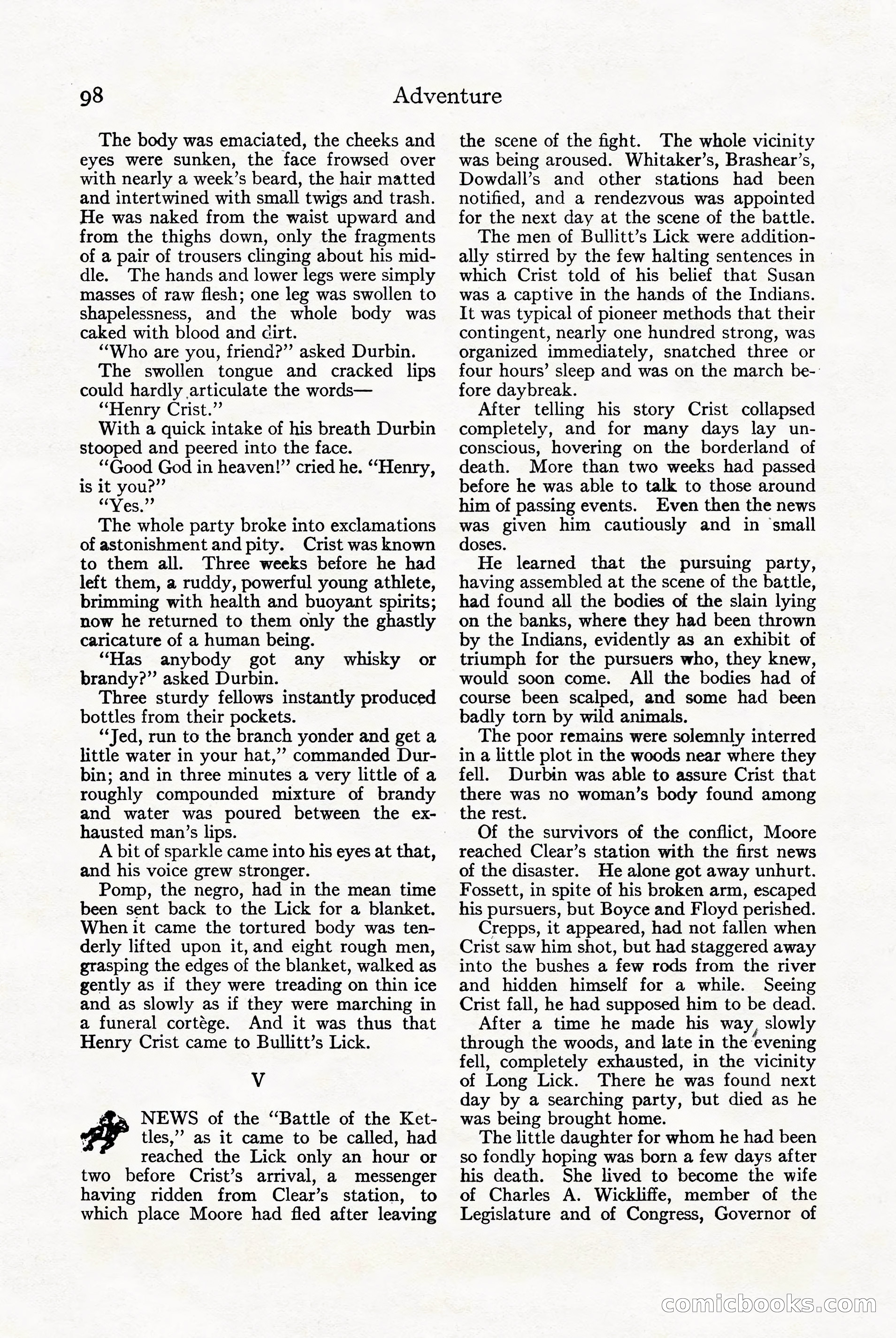 Adventure Magazine Cover — page 100 of 196