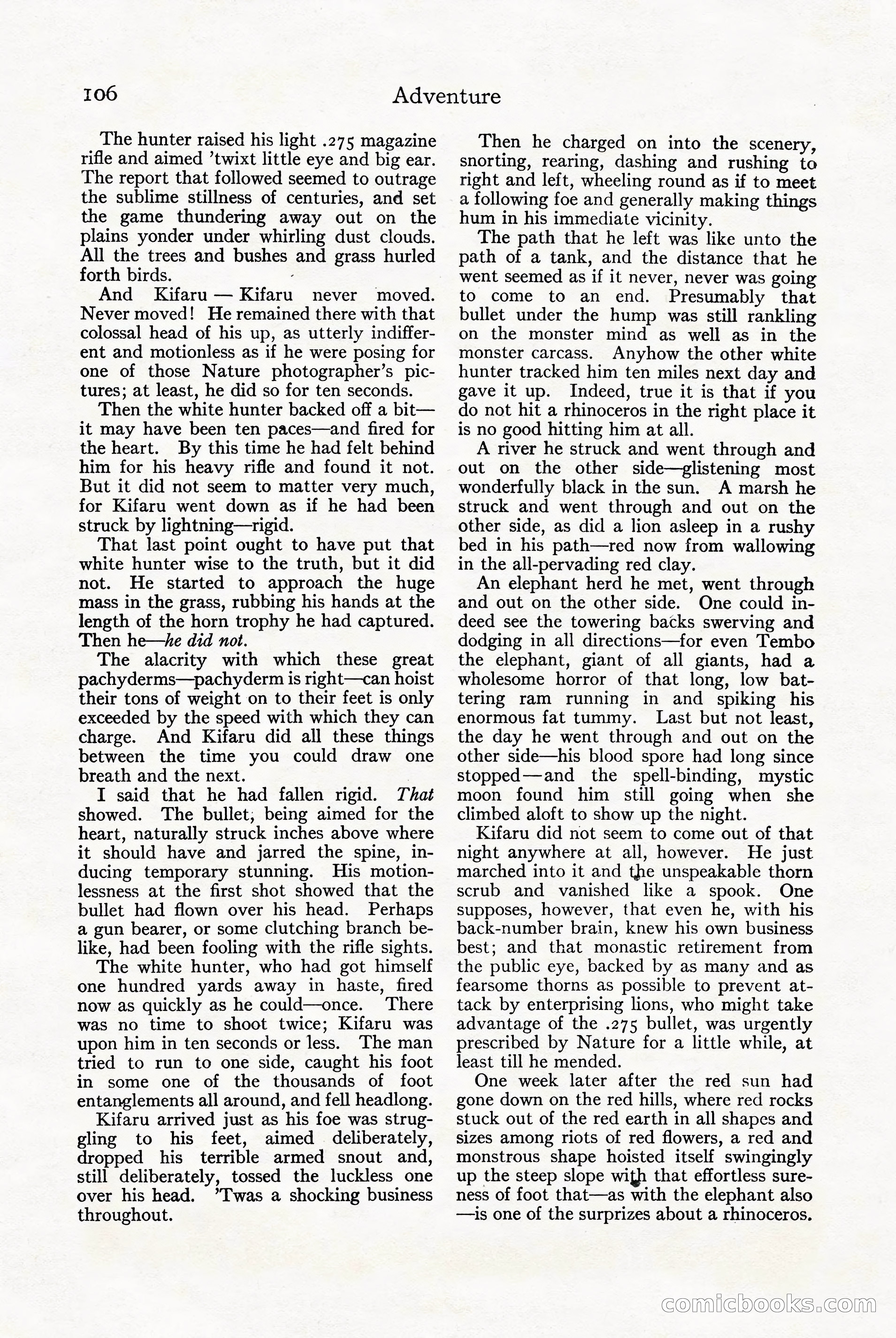 Adventure Magazine Cover — page 108 of 196