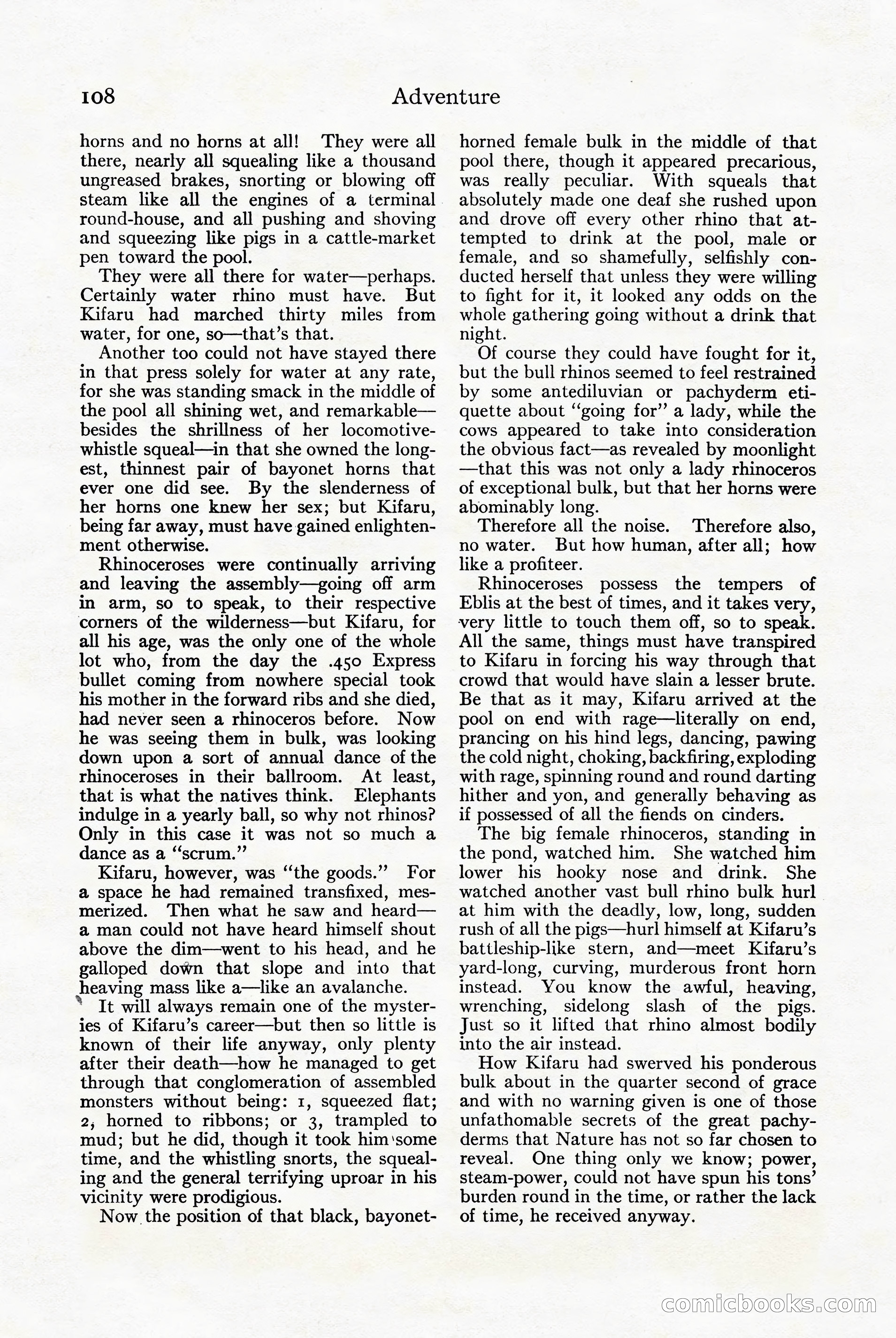 Adventure Magazine Cover — page 110 of 196