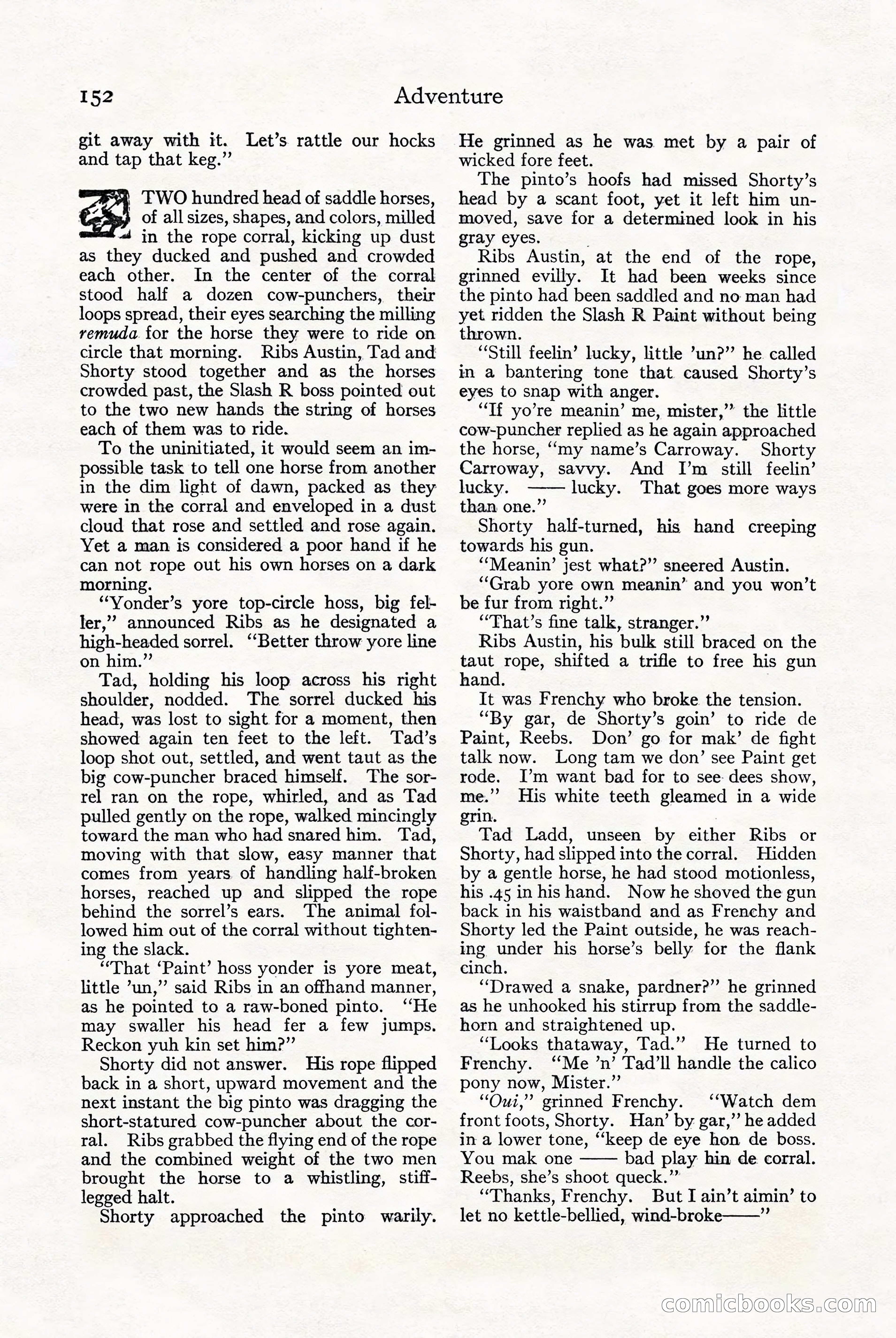 Adventure Magazine Cover — page 154 of 196