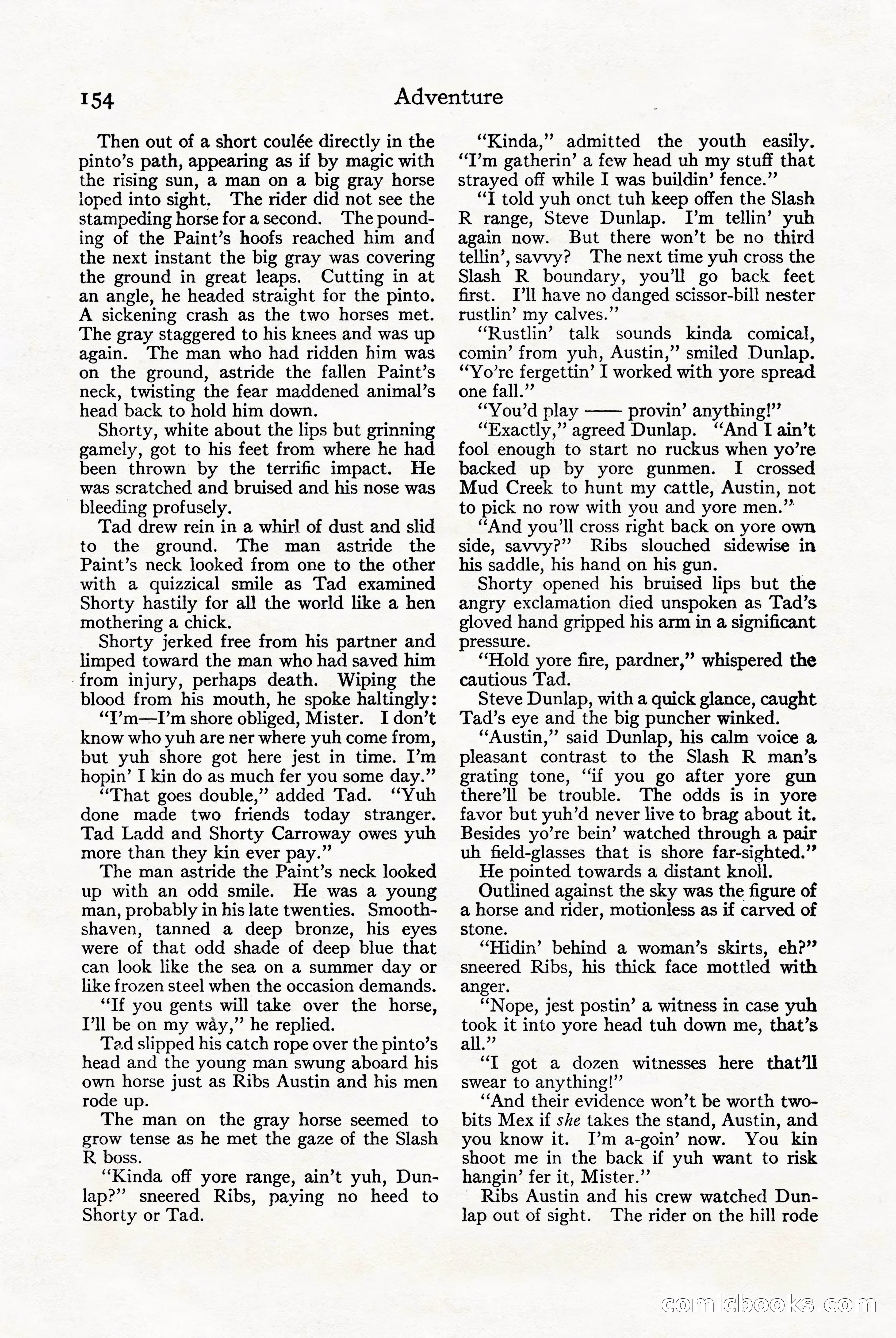 Adventure Magazine Cover — page 156 of 196