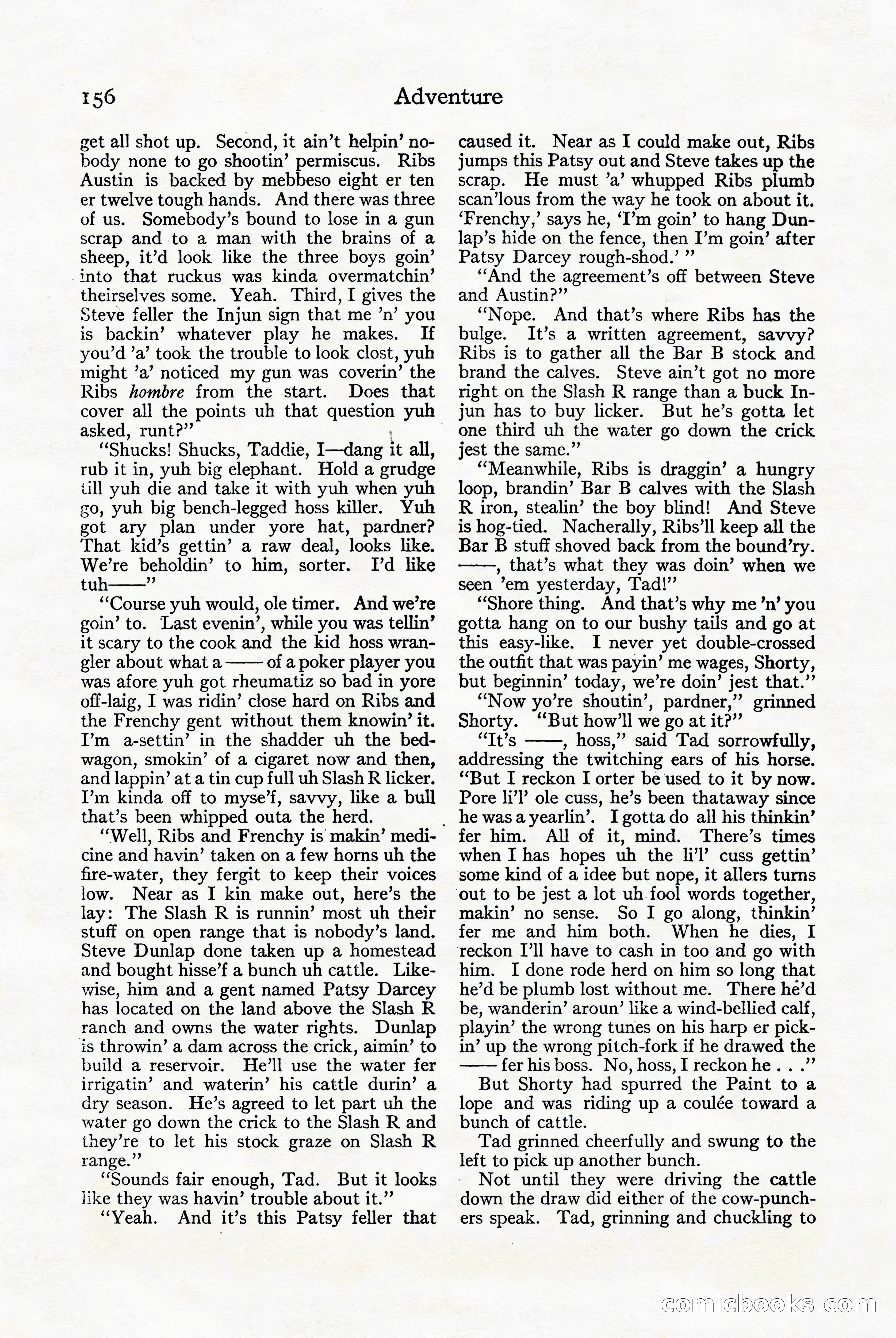 Adventure Magazine Cover — page 158 of 196