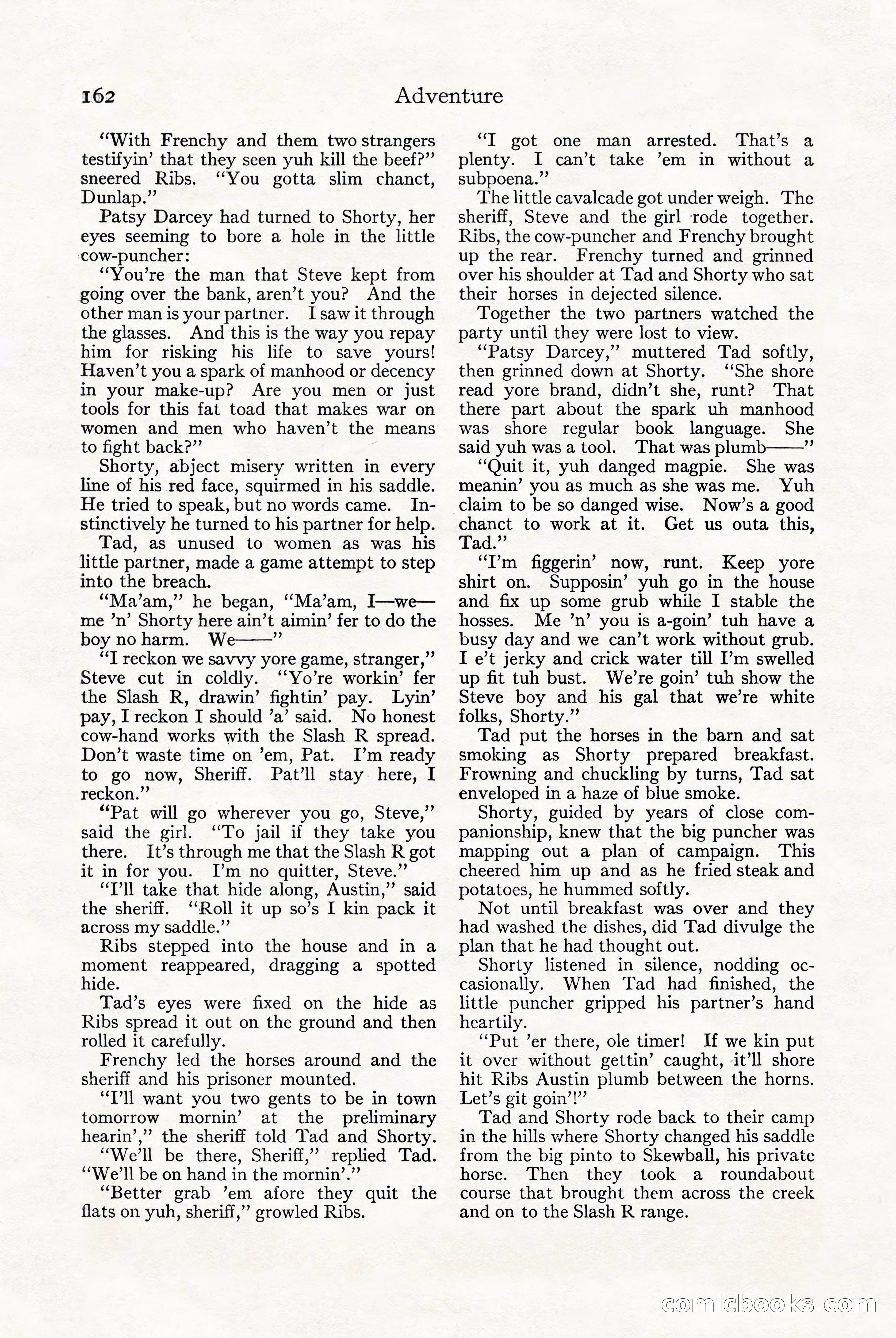 Adventure Magazine Cover — page 164 of 196