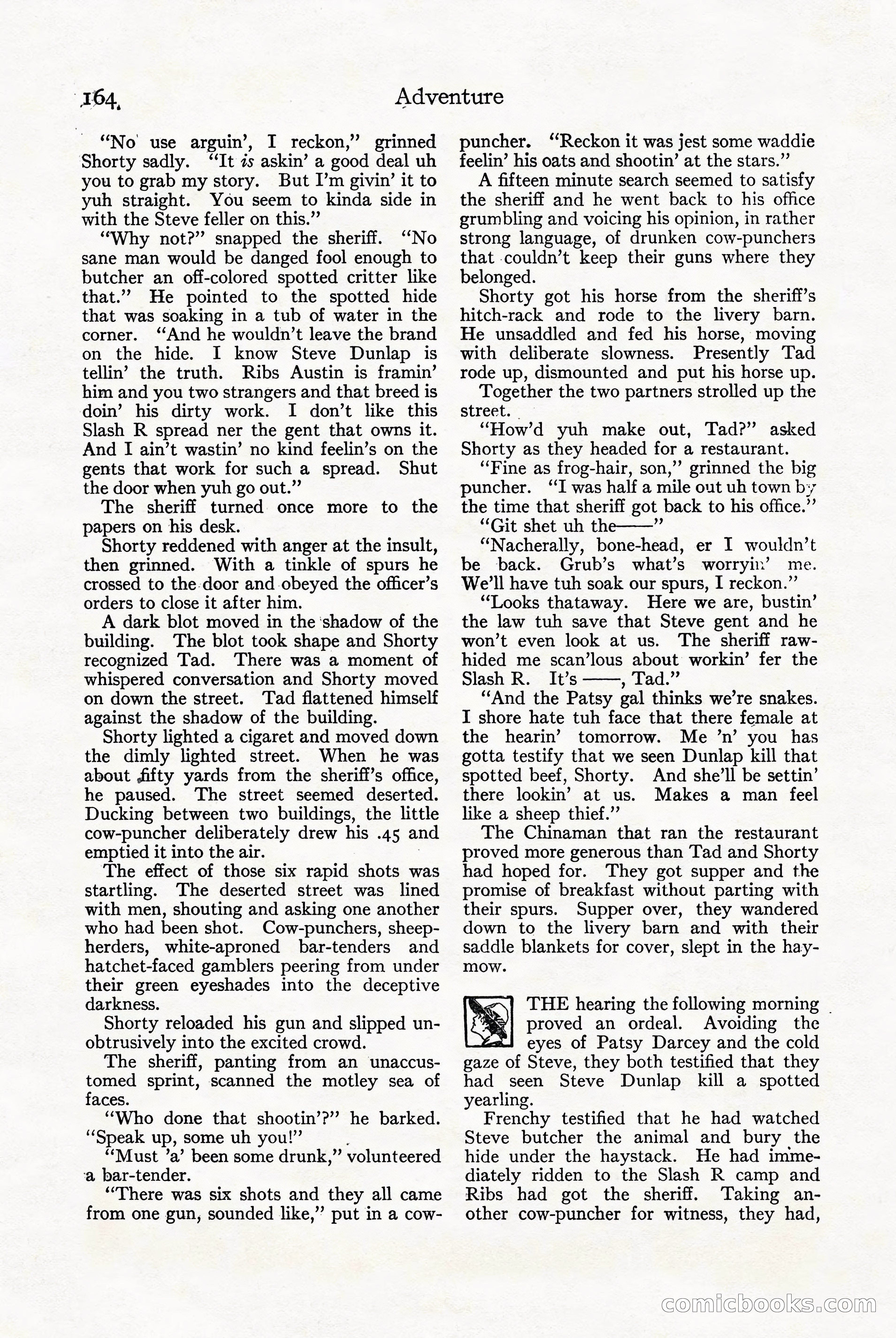 Adventure Magazine Cover — page 166 of 196