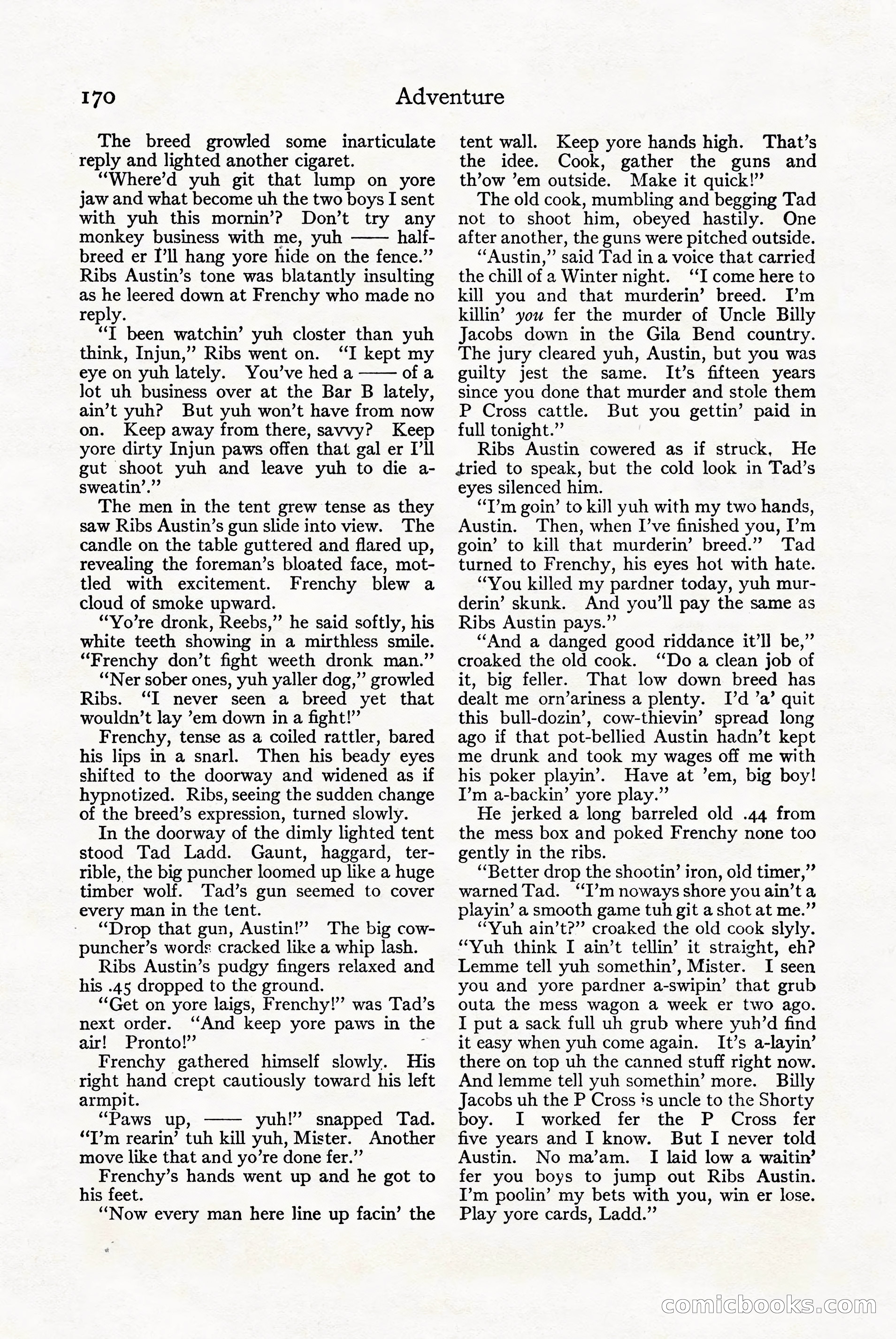 Adventure Magazine Cover — page 172 of 196