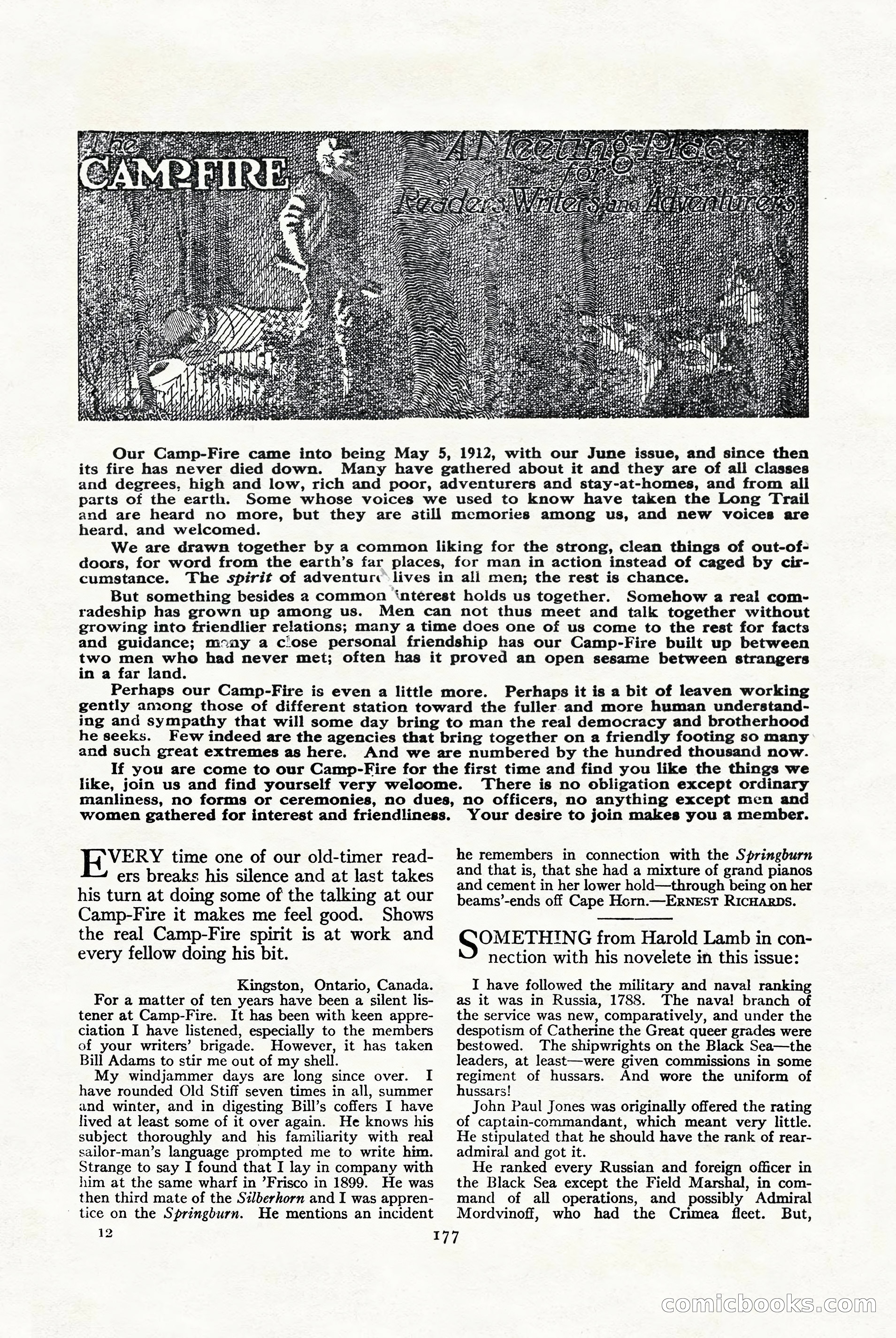 Adventure Magazine Cover — page 179 of 196