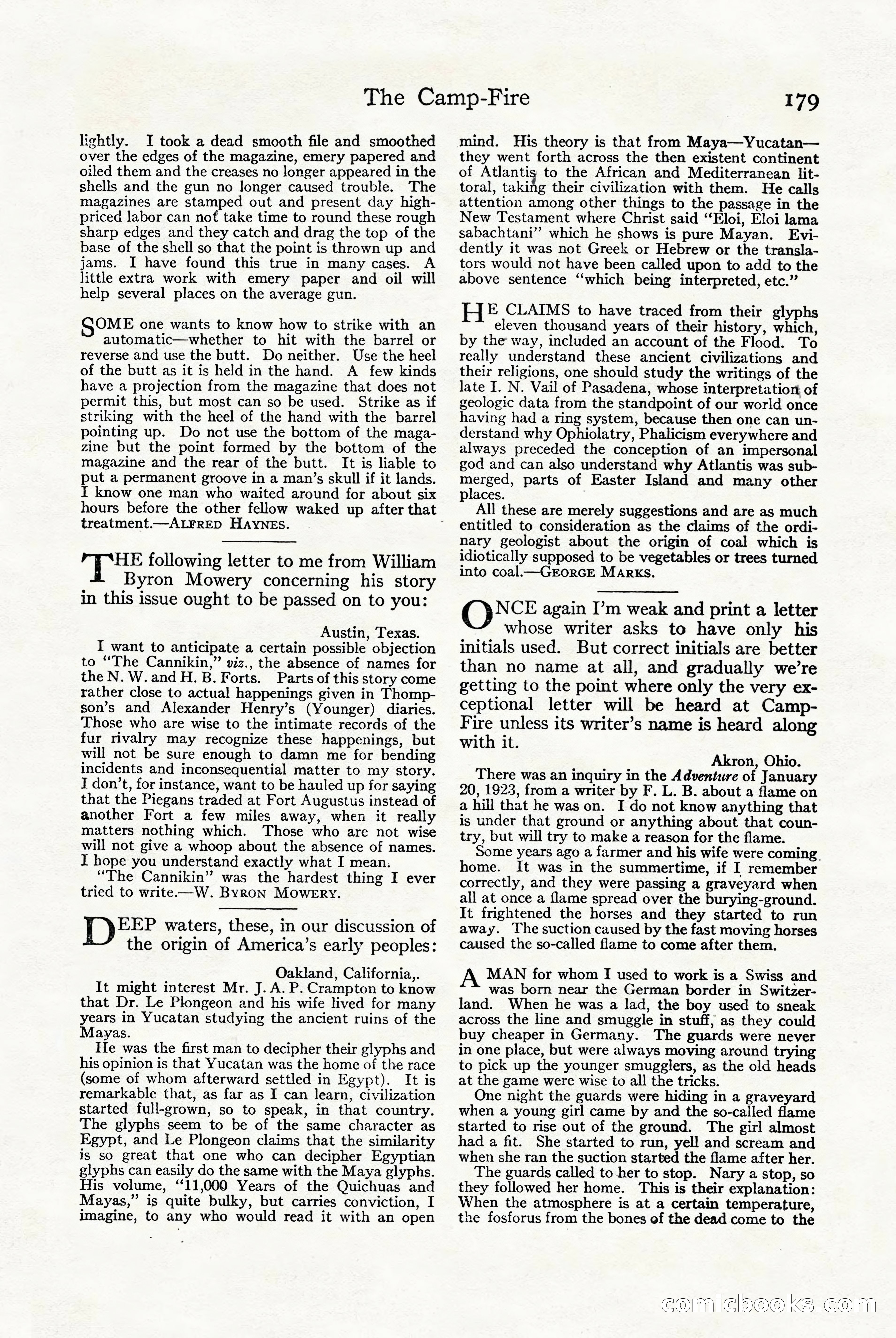 Adventure Magazine Cover — page 181 of 196