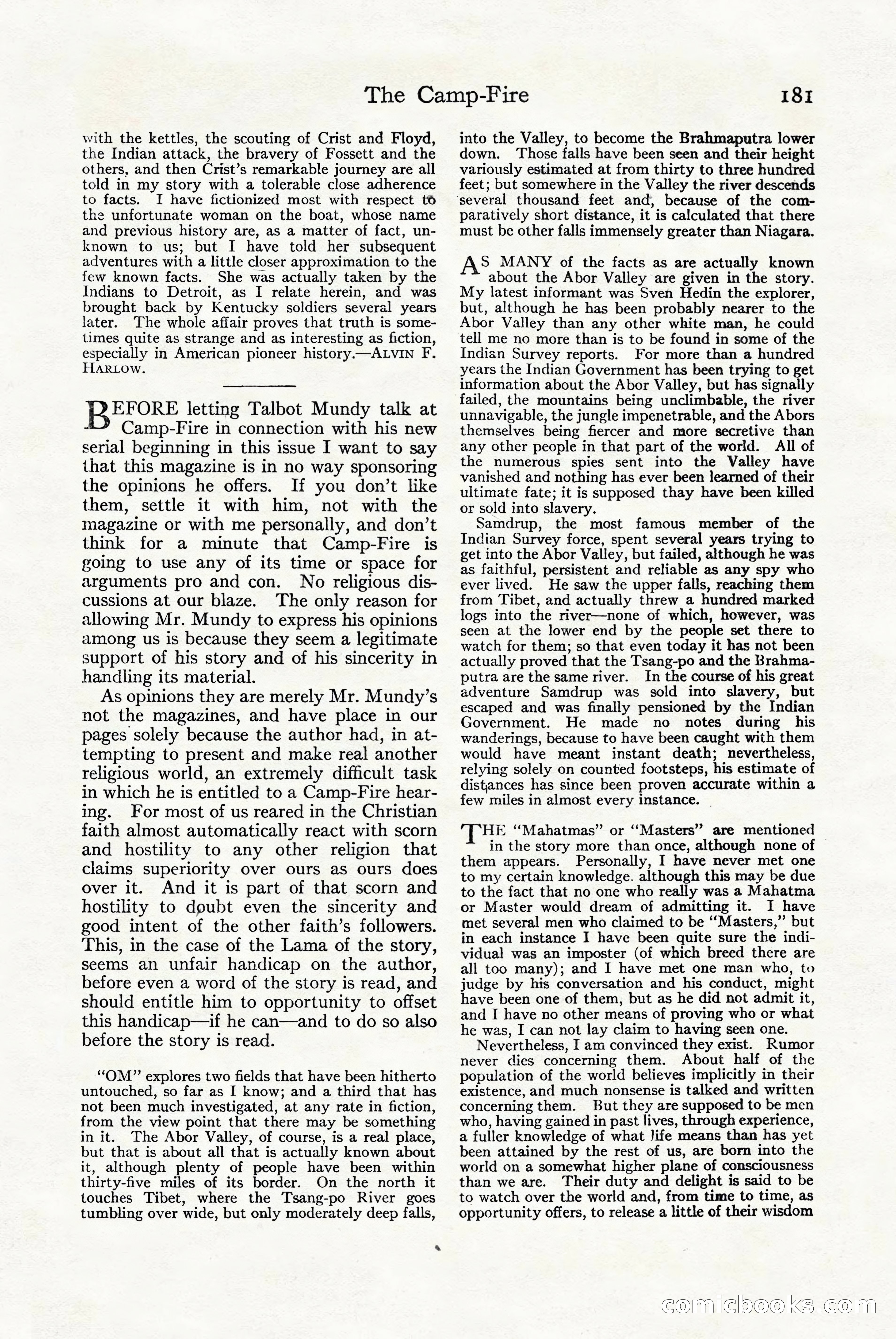 Adventure Magazine Cover — page 183 of 196