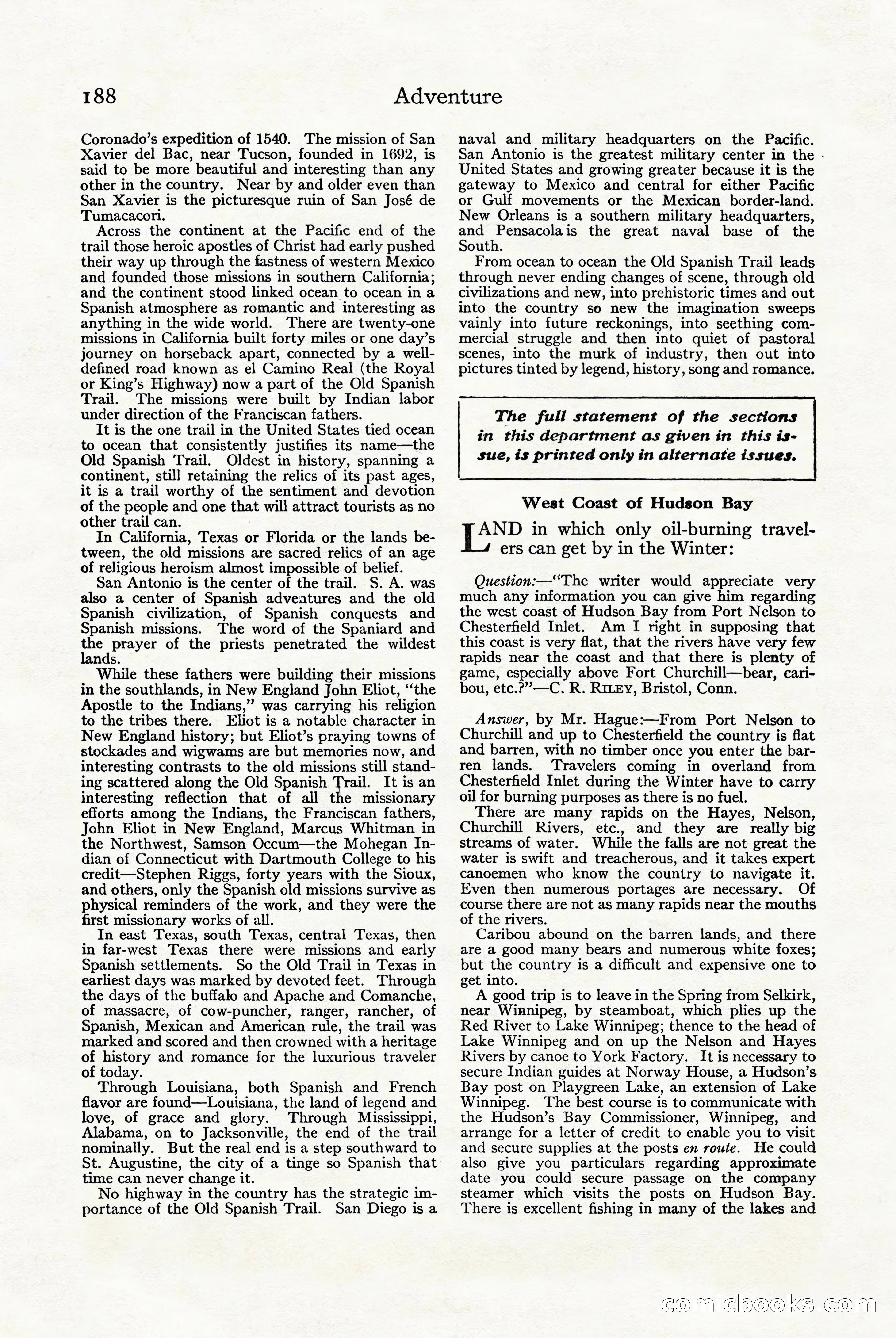 Adventure Magazine Cover — page 190 of 196