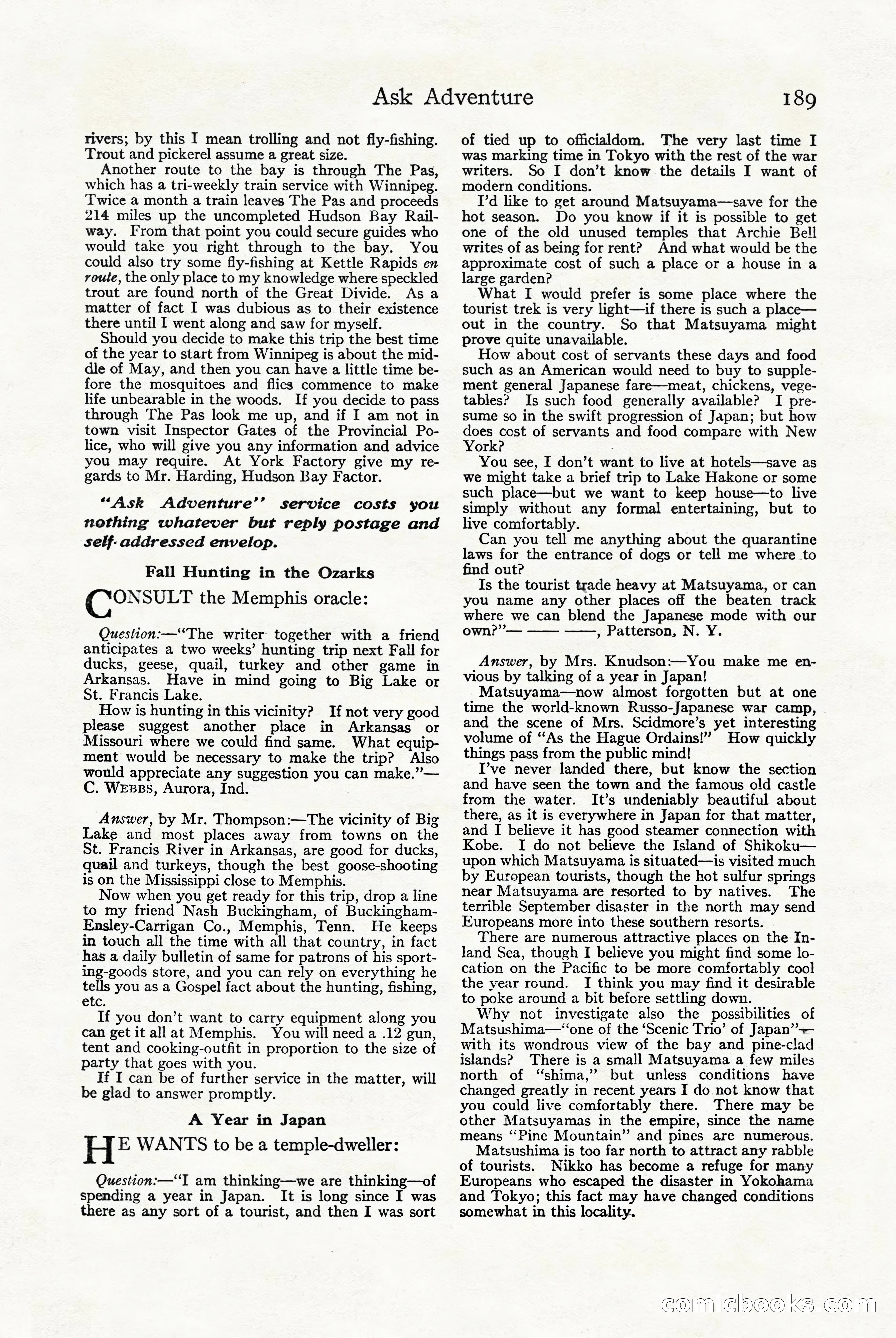 Adventure Magazine Cover — page 191 of 196