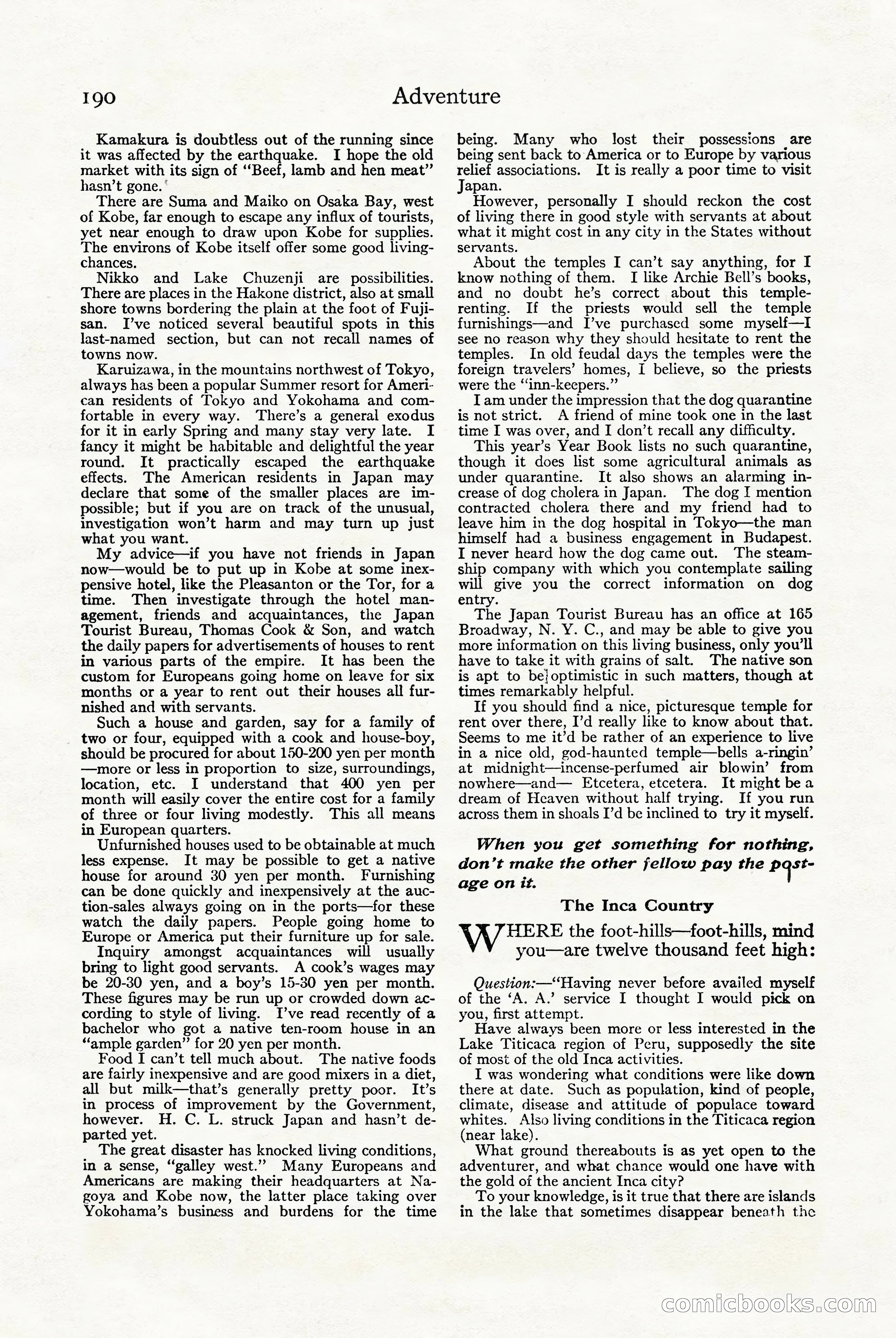 Adventure Magazine Cover — page 192 of 196