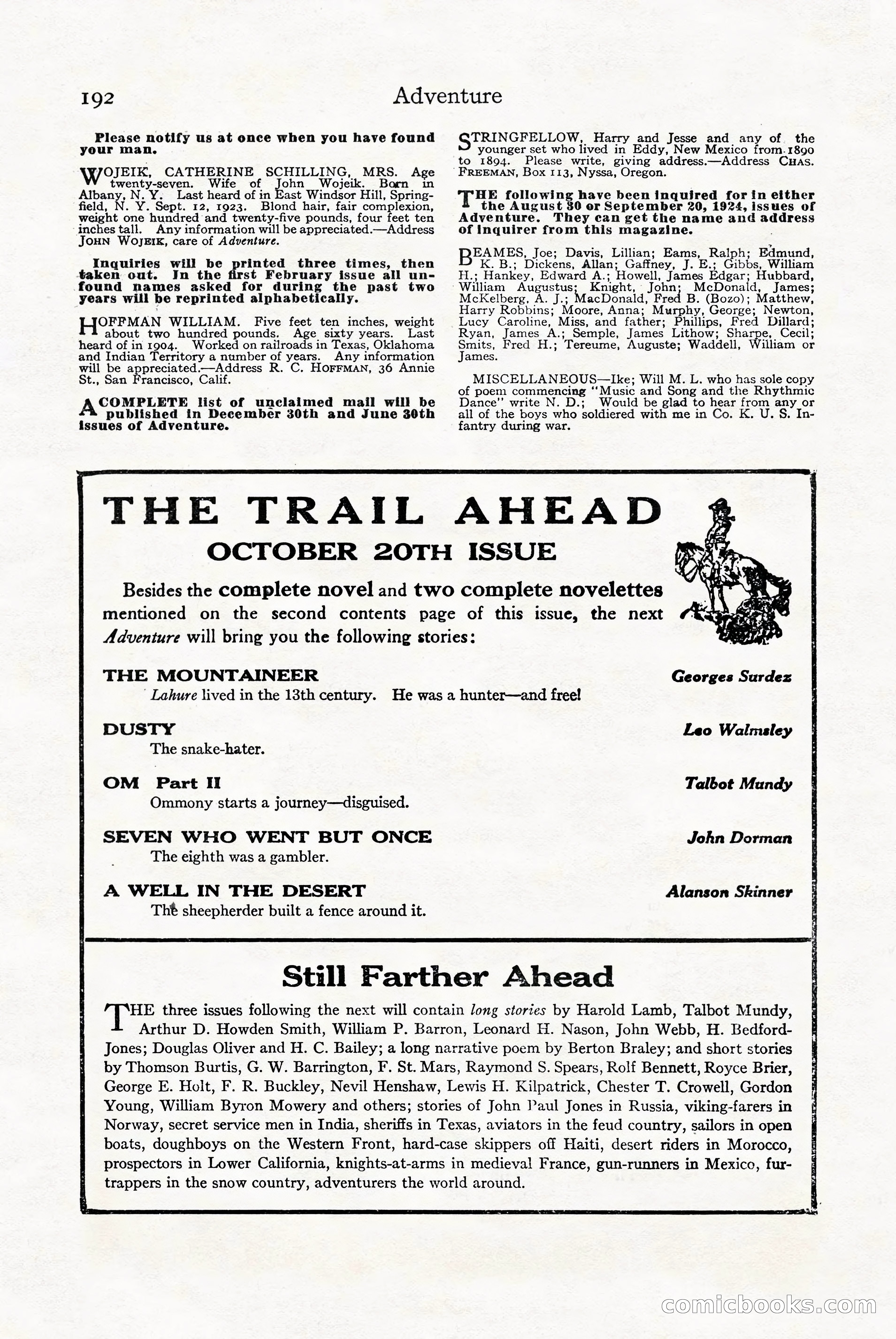 Adventure Magazine Cover — page 194 of 196