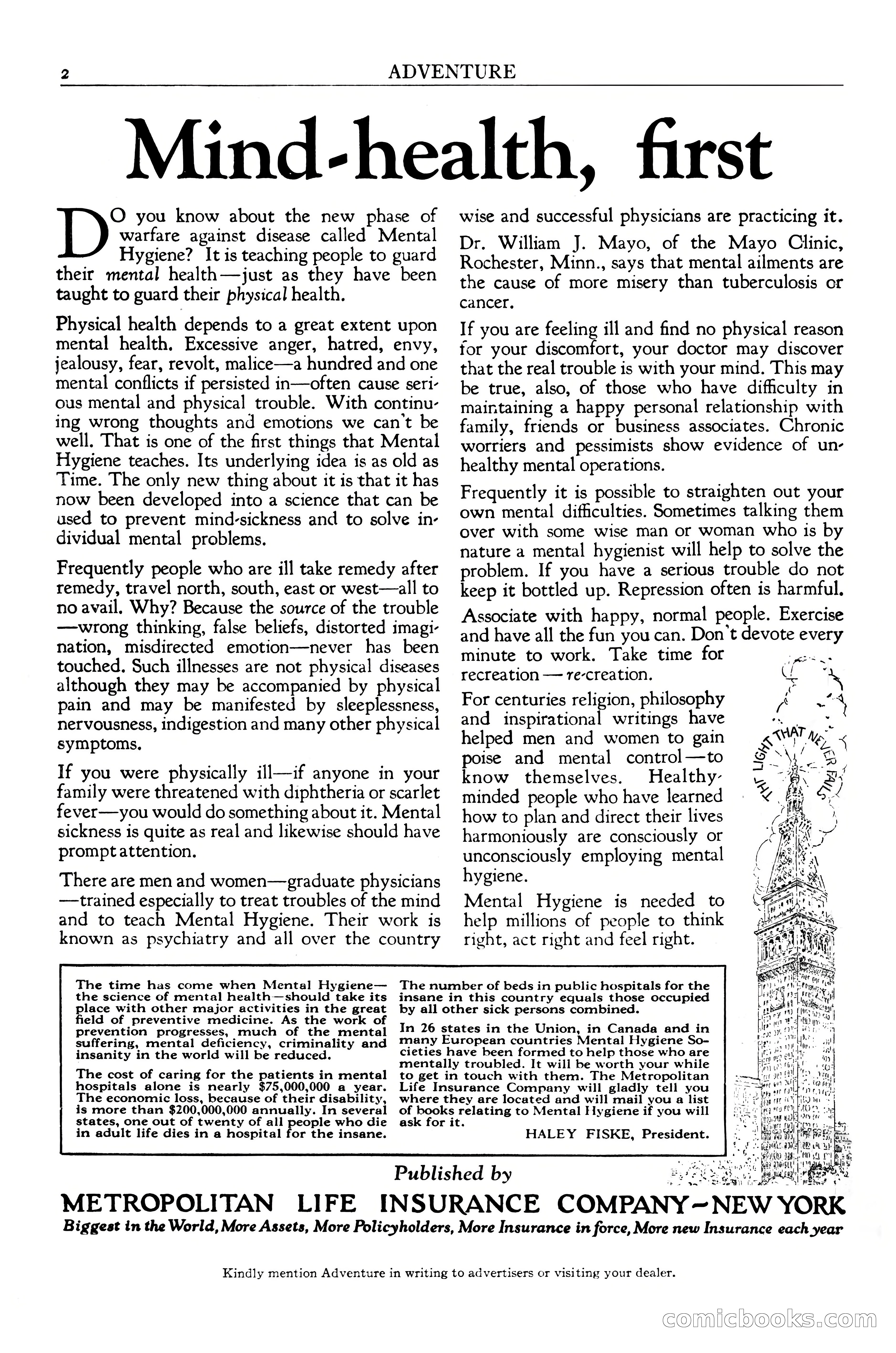 Adventure Magazine Cover, October 30, 1924 — page 4 of 204