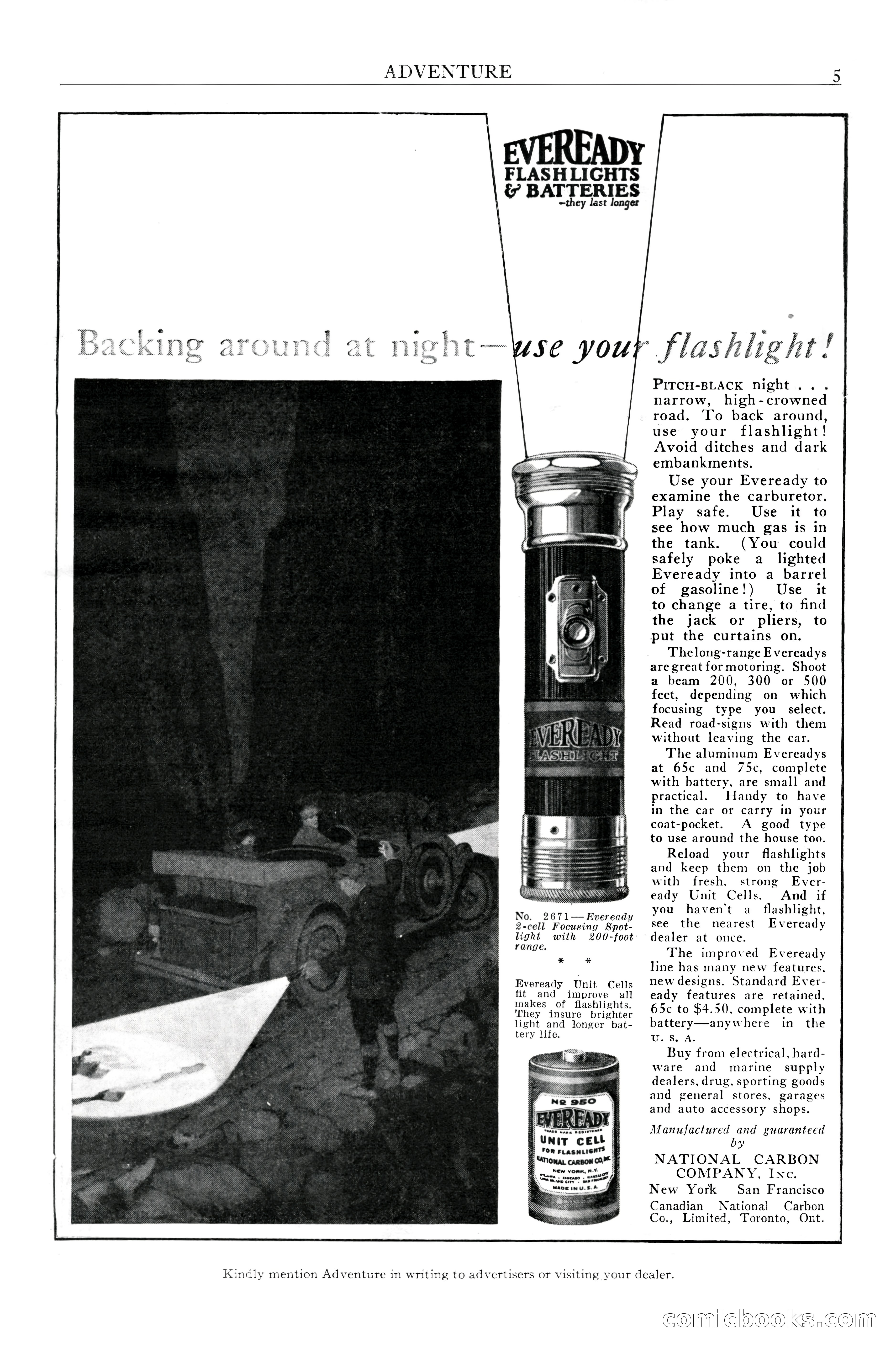 Adventure Magazine Cover, October 30, 1924 — page 7 of 204