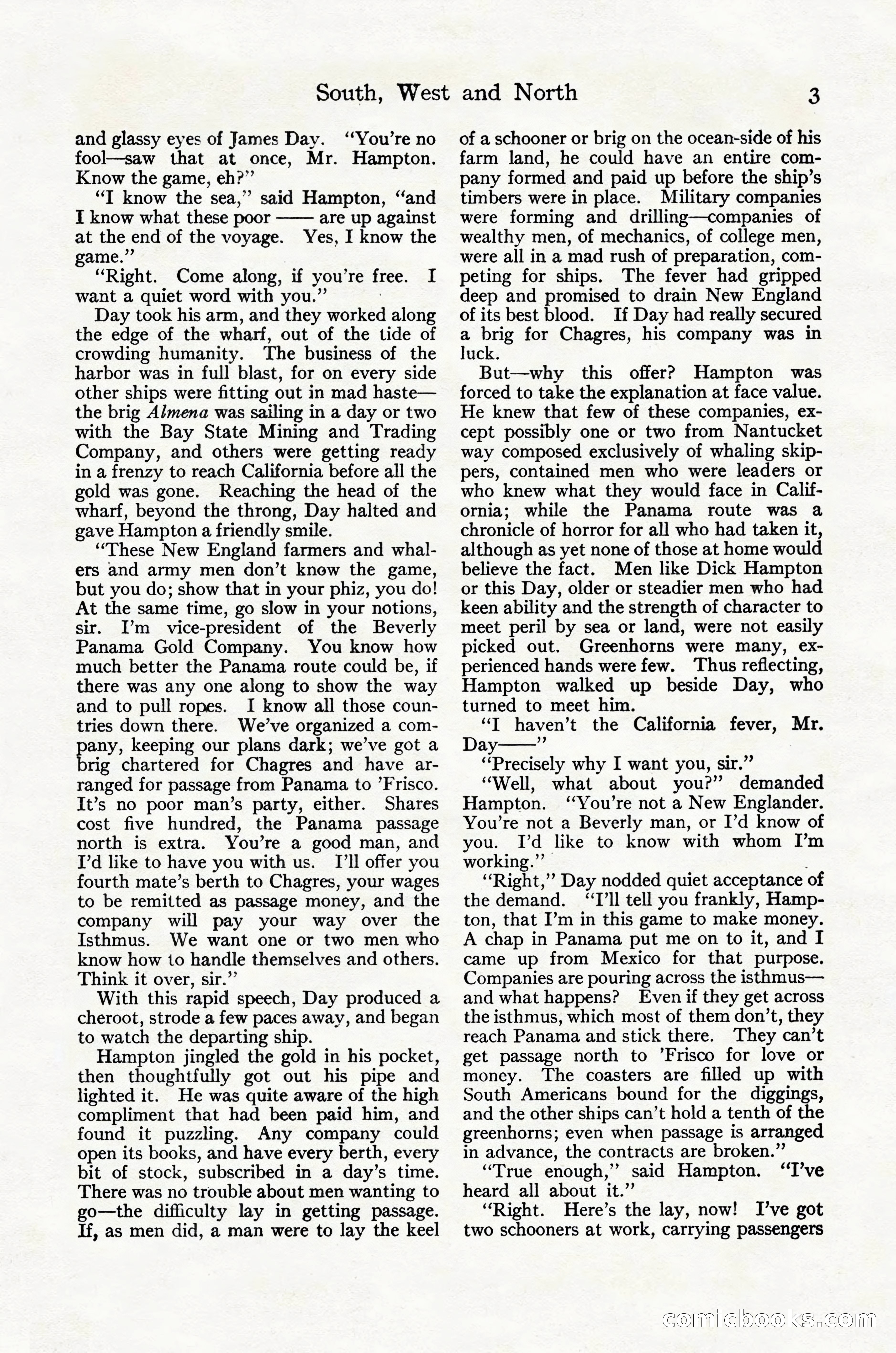 Adventure Magazine Cover, October 30, 1924 — page 13 of 204