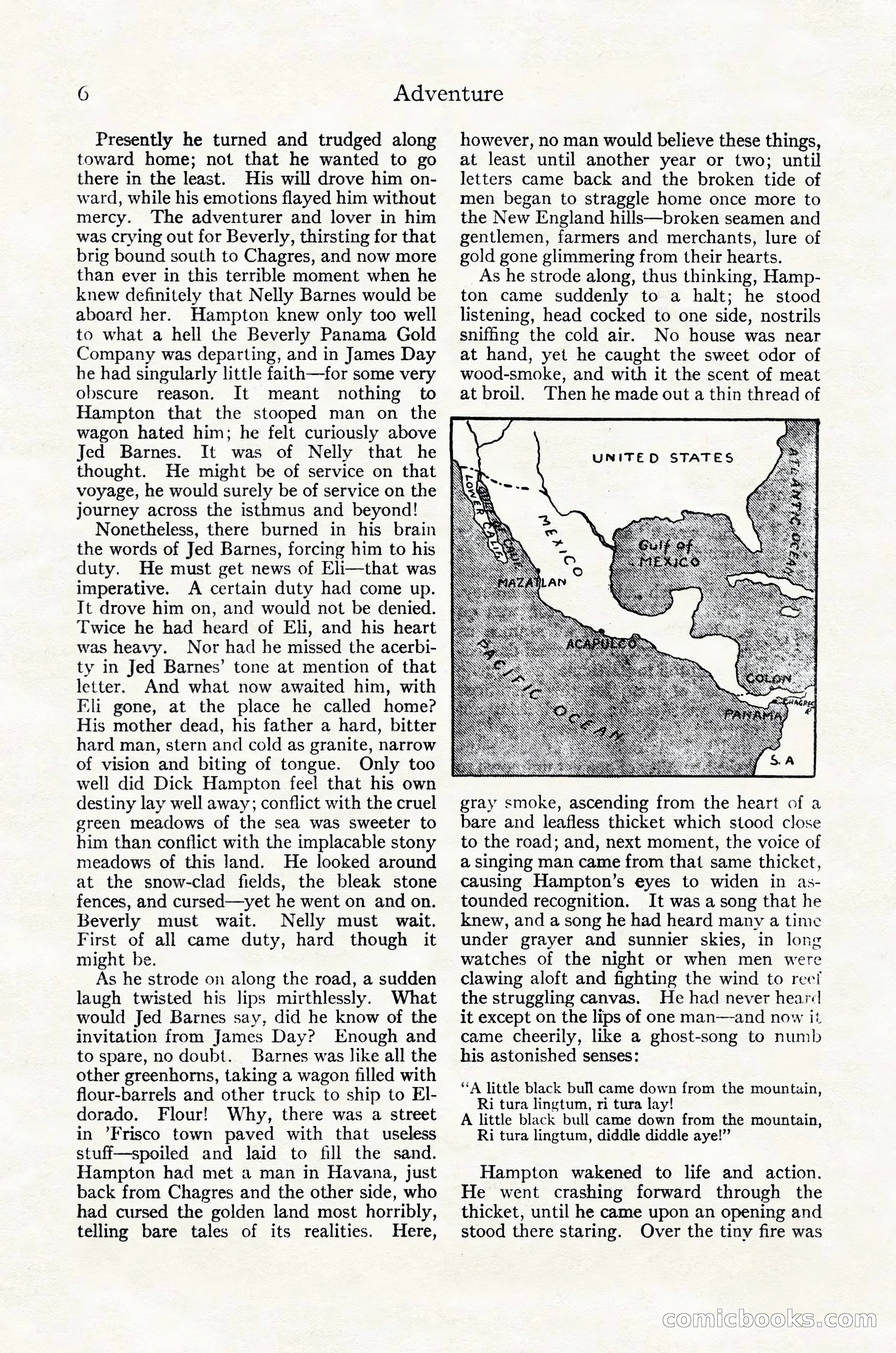 Adventure Magazine Cover, October 30, 1924 — page 16 of 204