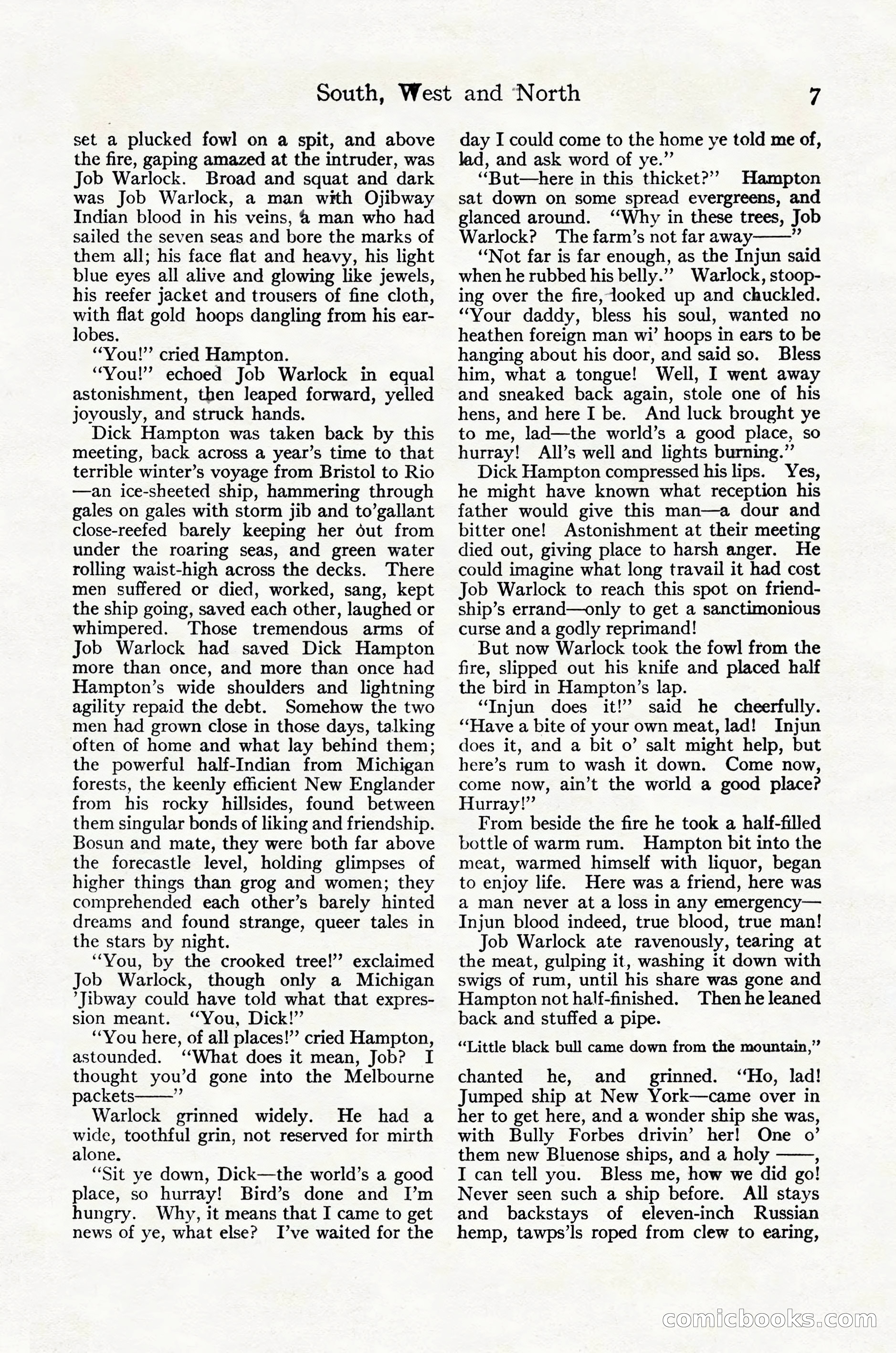 Adventure Magazine Cover, October 30, 1924 — page 17 of 204