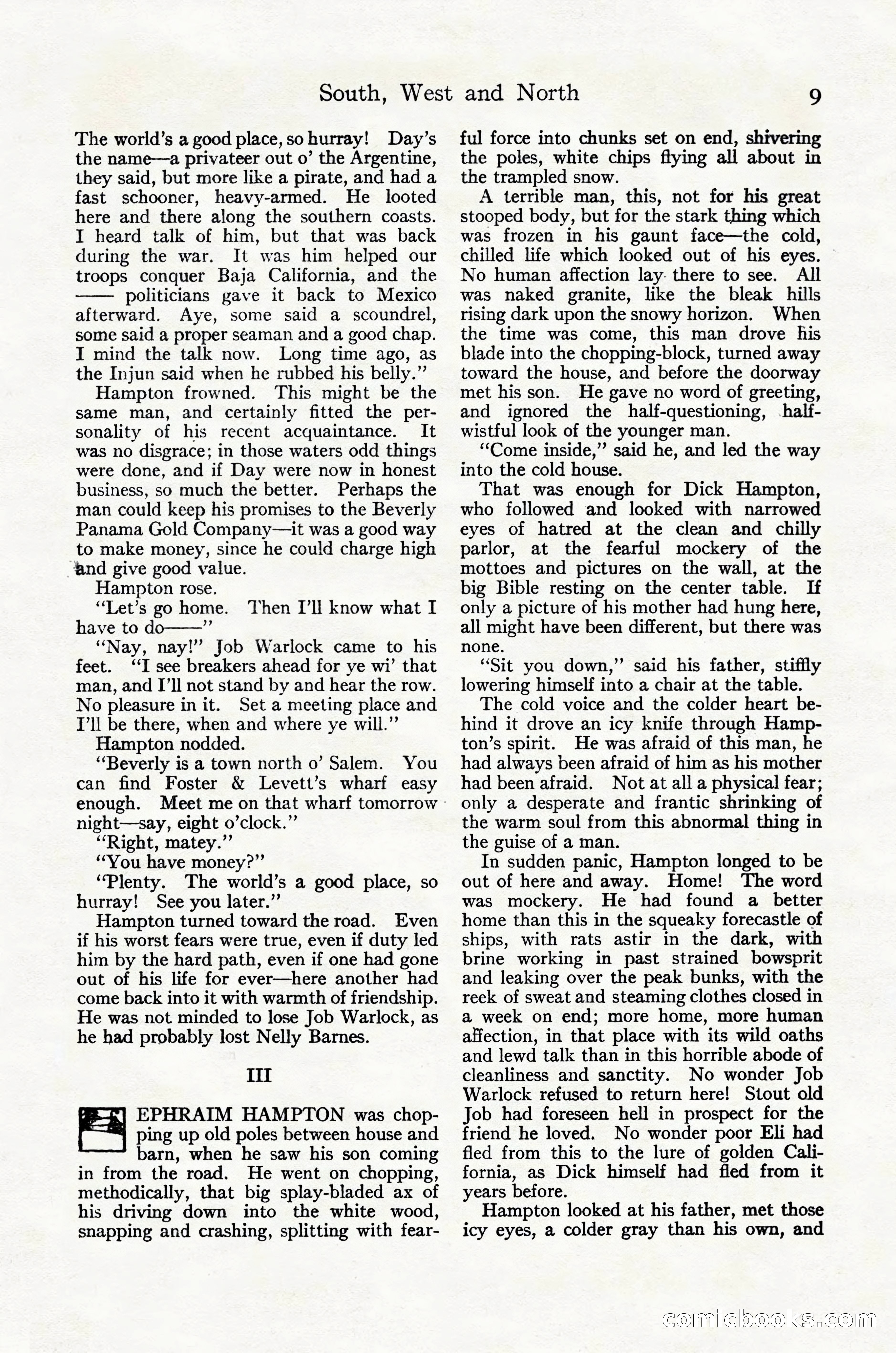 Adventure Magazine Cover, October 30, 1924 — page 19 of 204