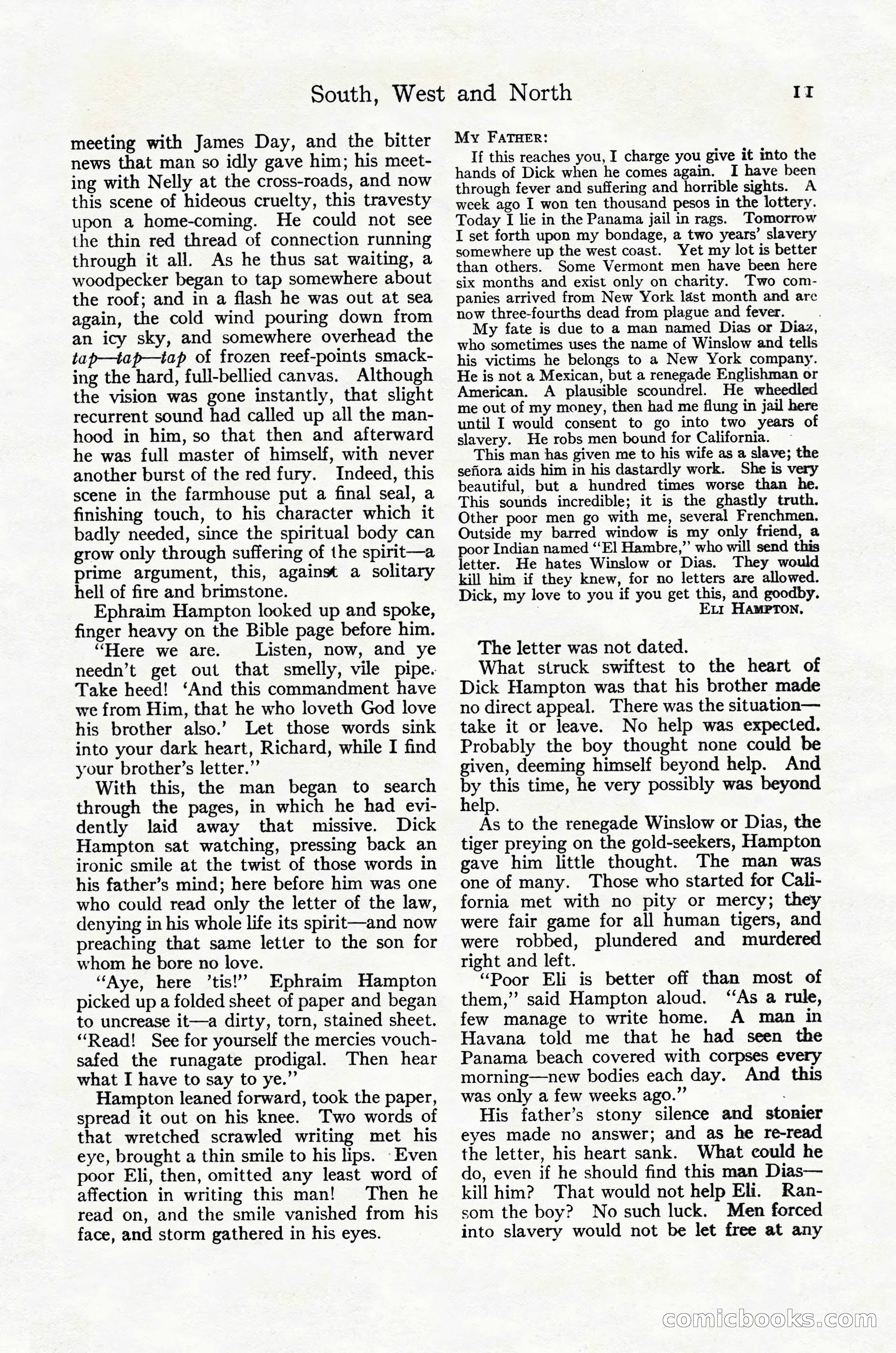 Adventure Magazine Cover, October 30, 1924 — page 21 of 204