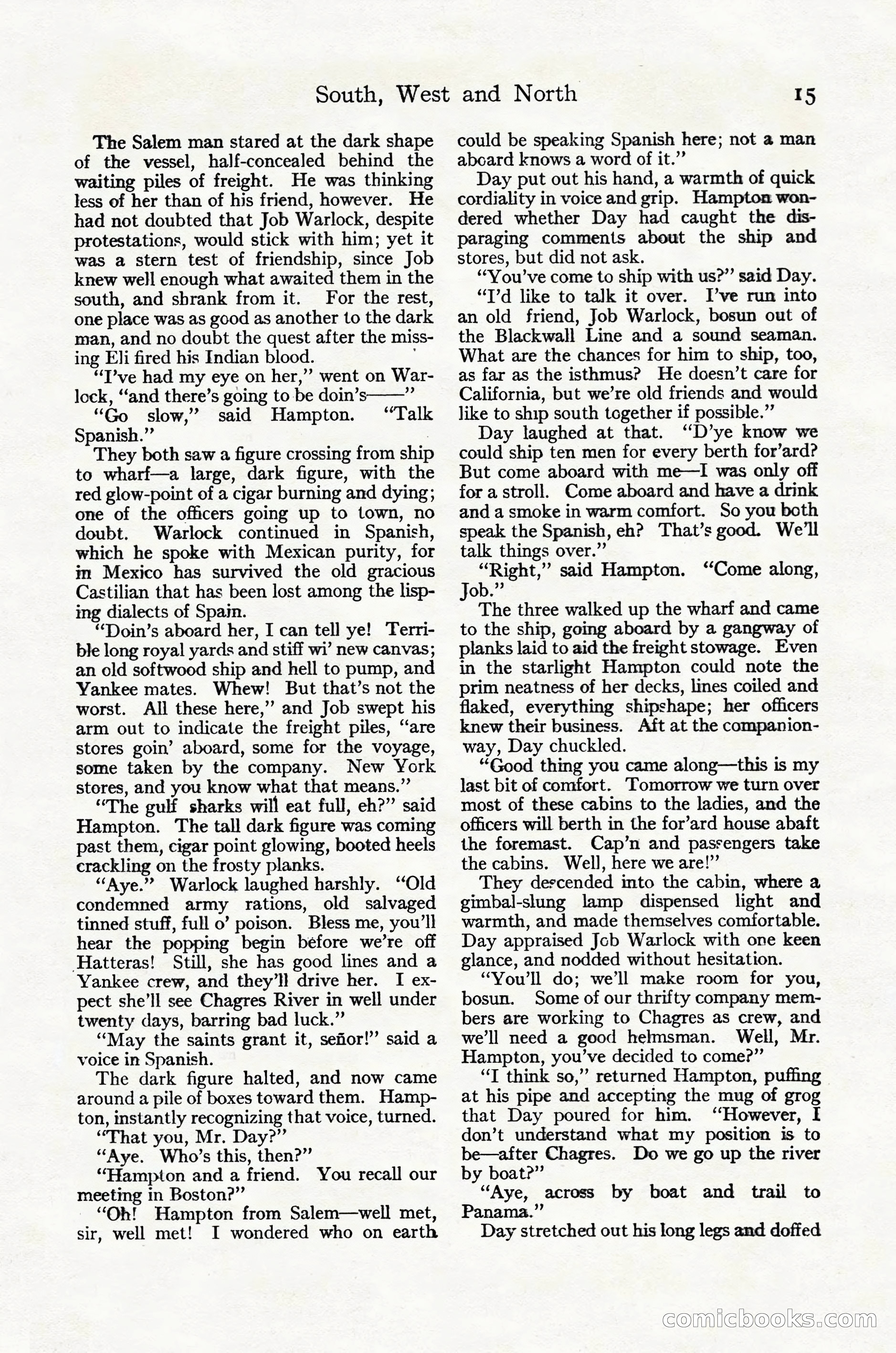 Adventure Magazine Cover, October 30, 1924 — page 25 of 204