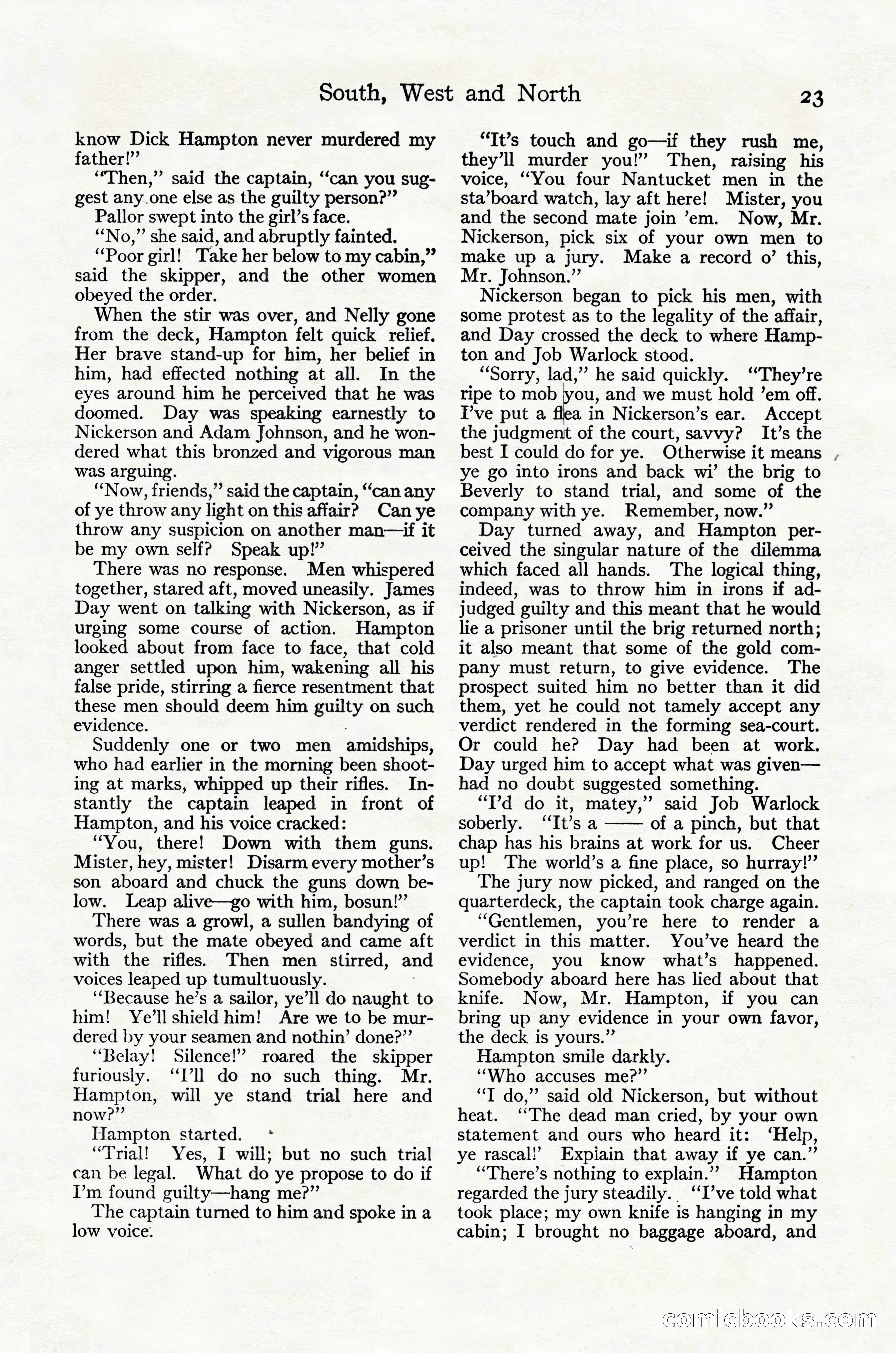Adventure Magazine Cover, October 30, 1924 — page 33 of 204