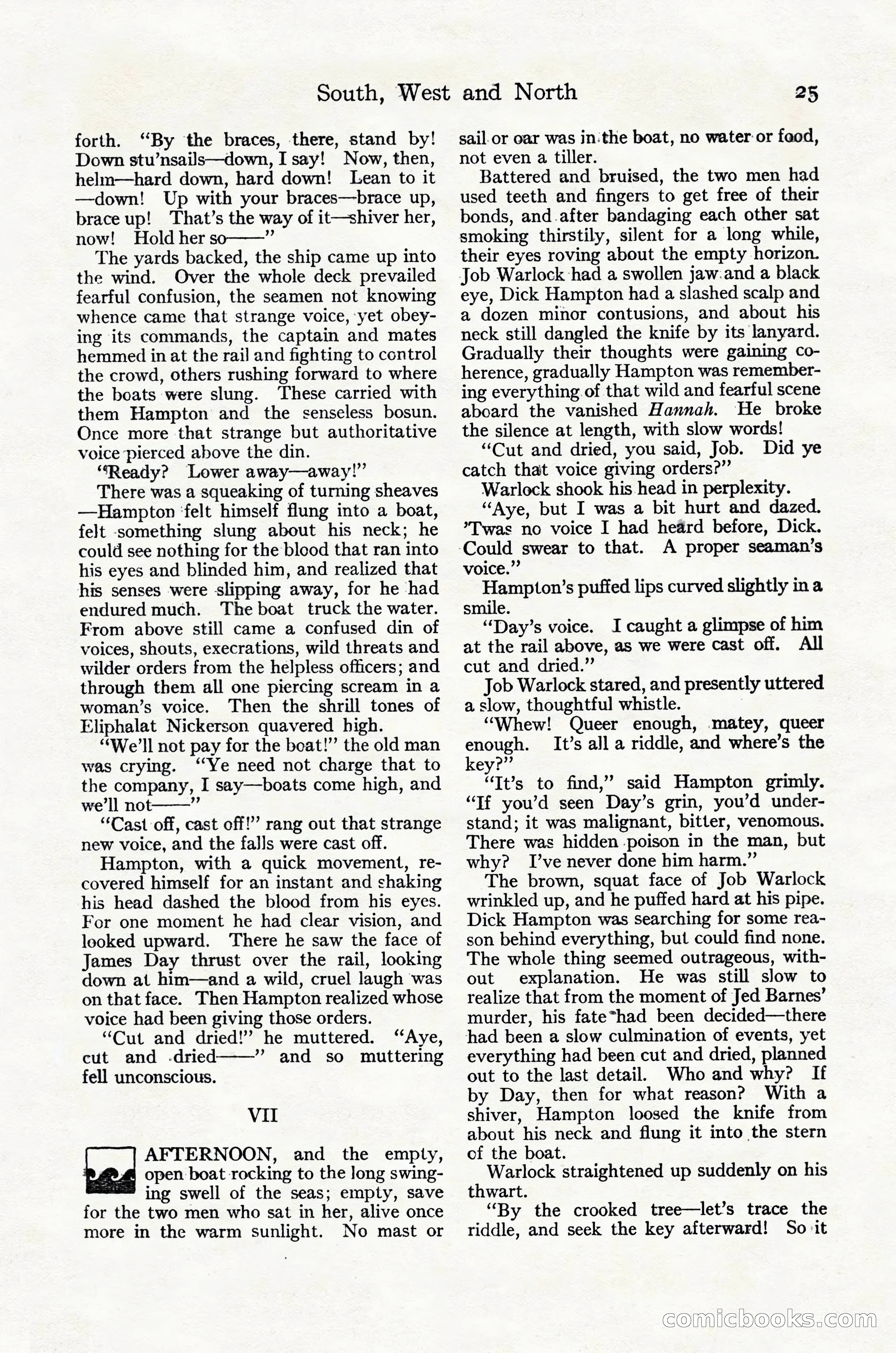 Adventure Magazine Cover, October 30, 1924 — page 35 of 204
