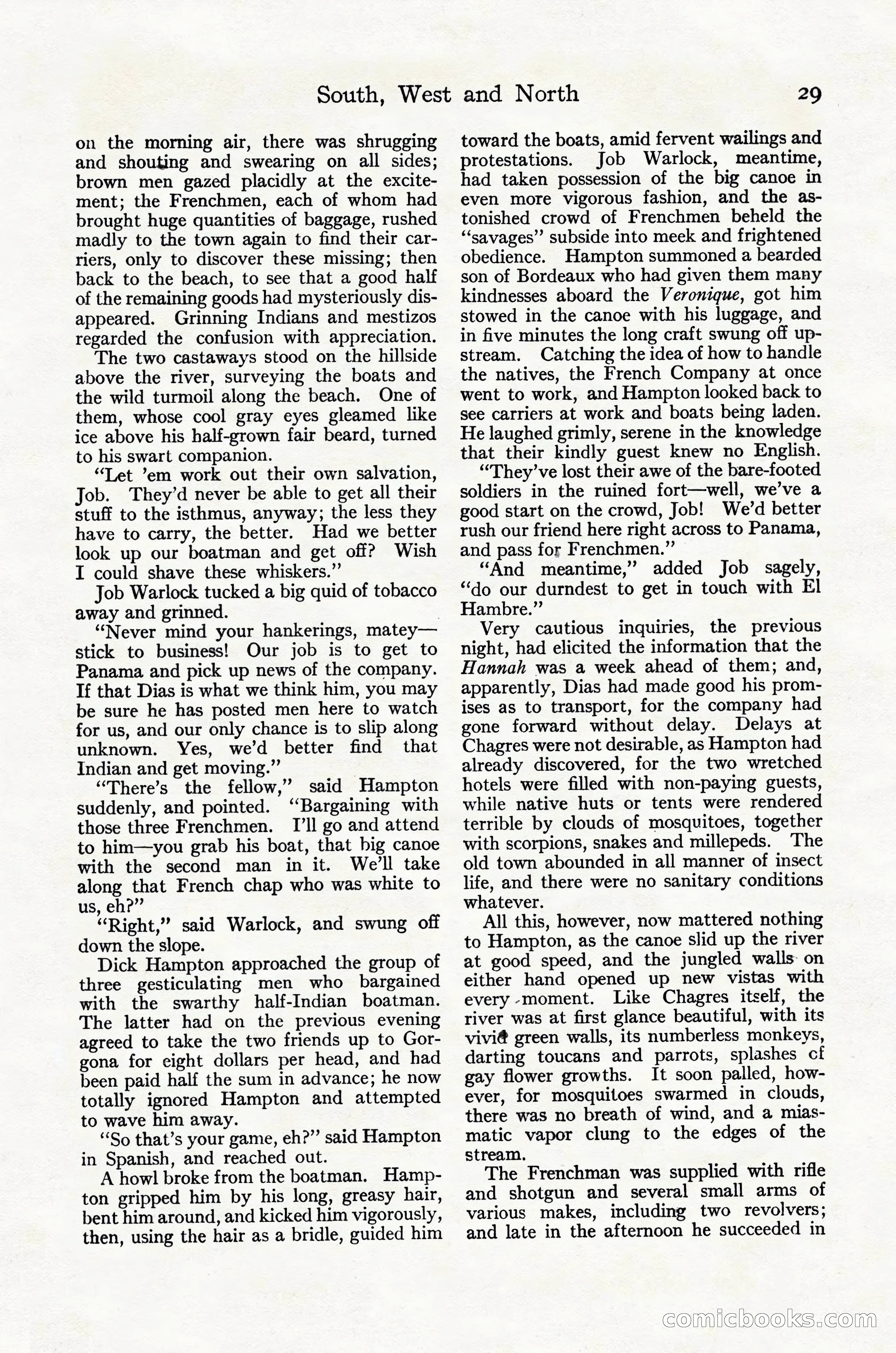 Adventure Magazine Cover, October 30, 1924 — page 39 of 204