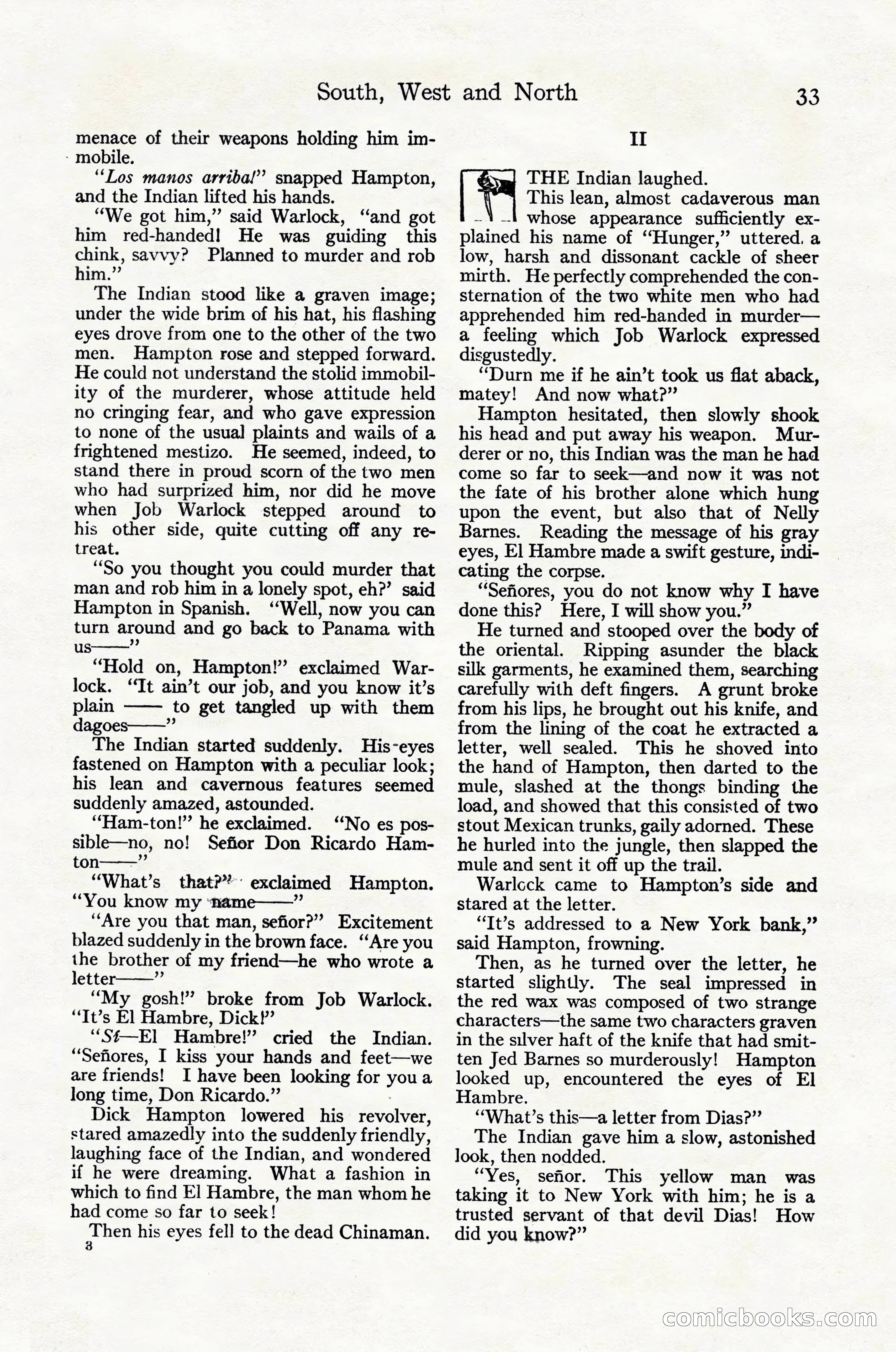 Adventure Magazine Cover, October 30, 1924 — page 43 of 204