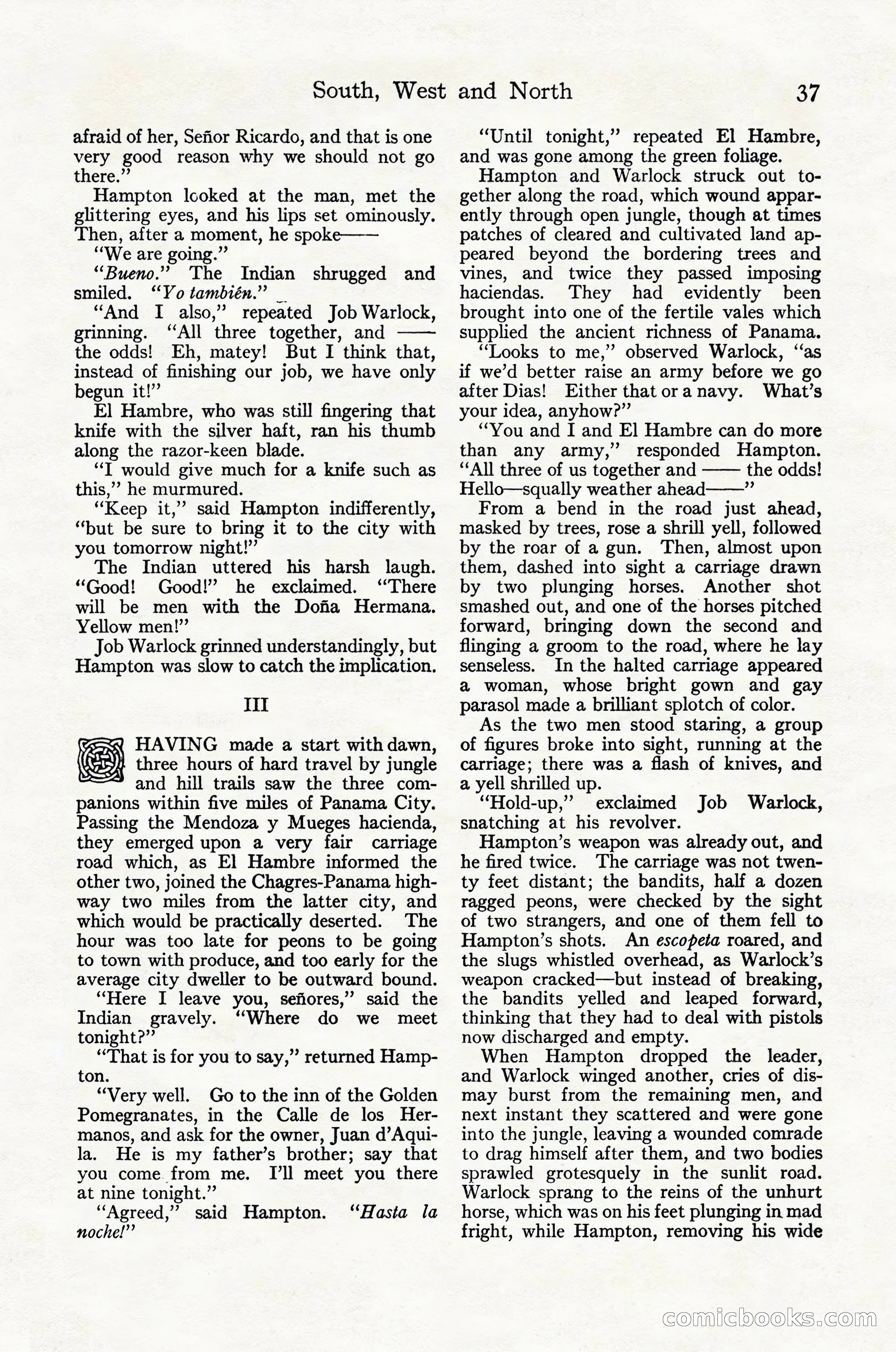 Adventure Magazine Cover, October 30, 1924 — page 47 of 204