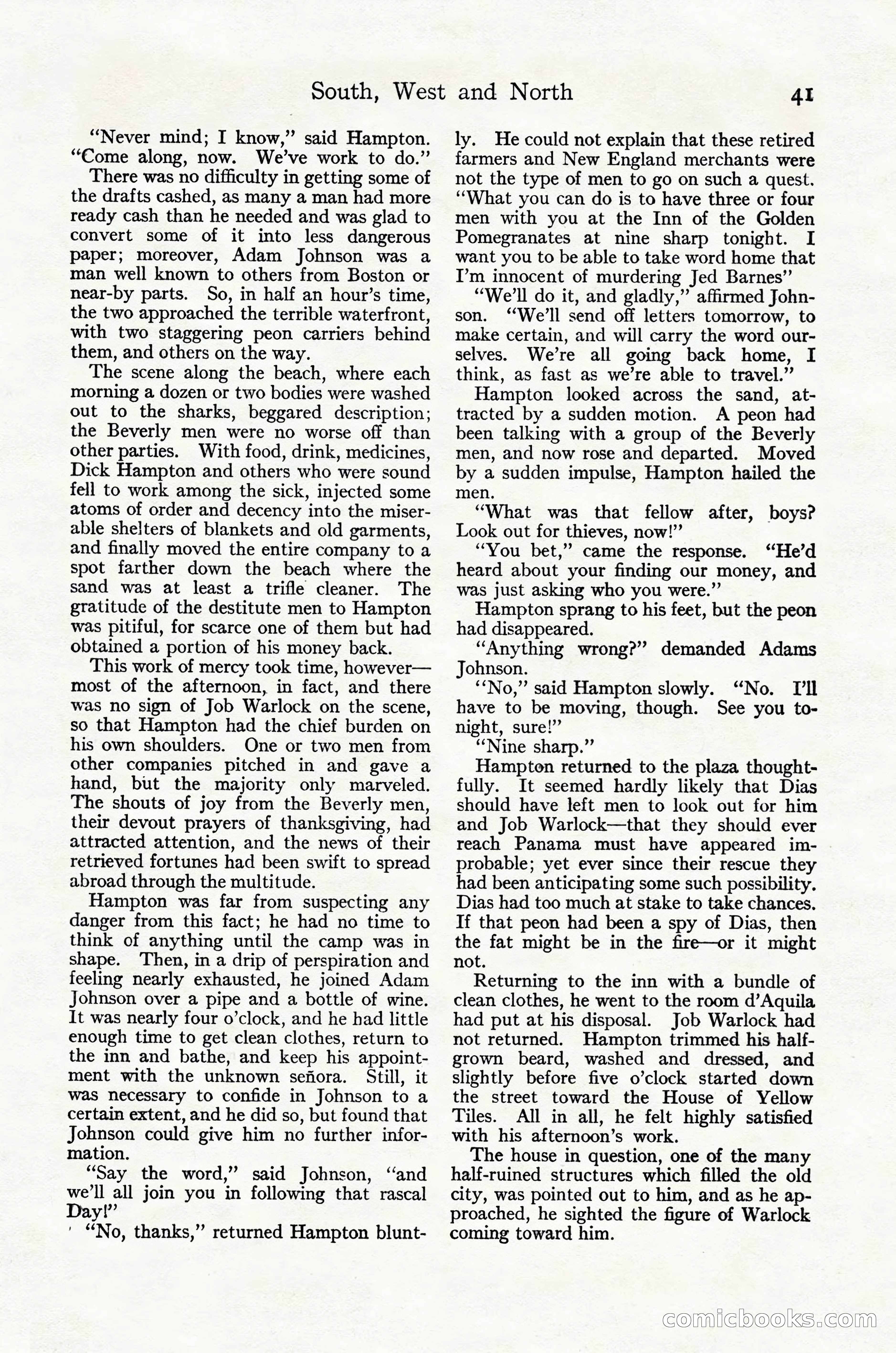 Adventure Magazine Cover, October 30, 1924 — page 51 of 204