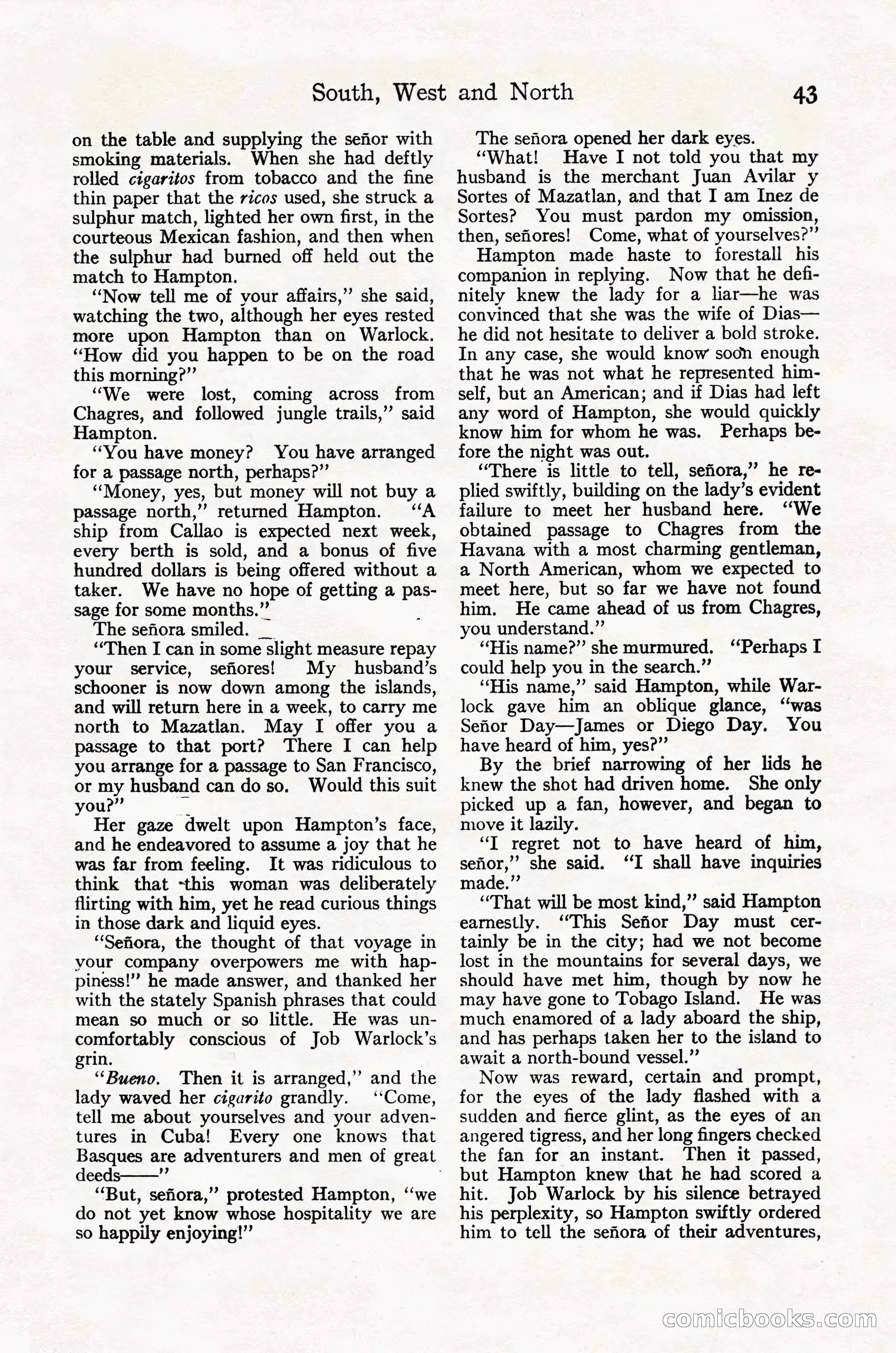 Adventure Magazine Cover, October 30, 1924 — page 53 of 204