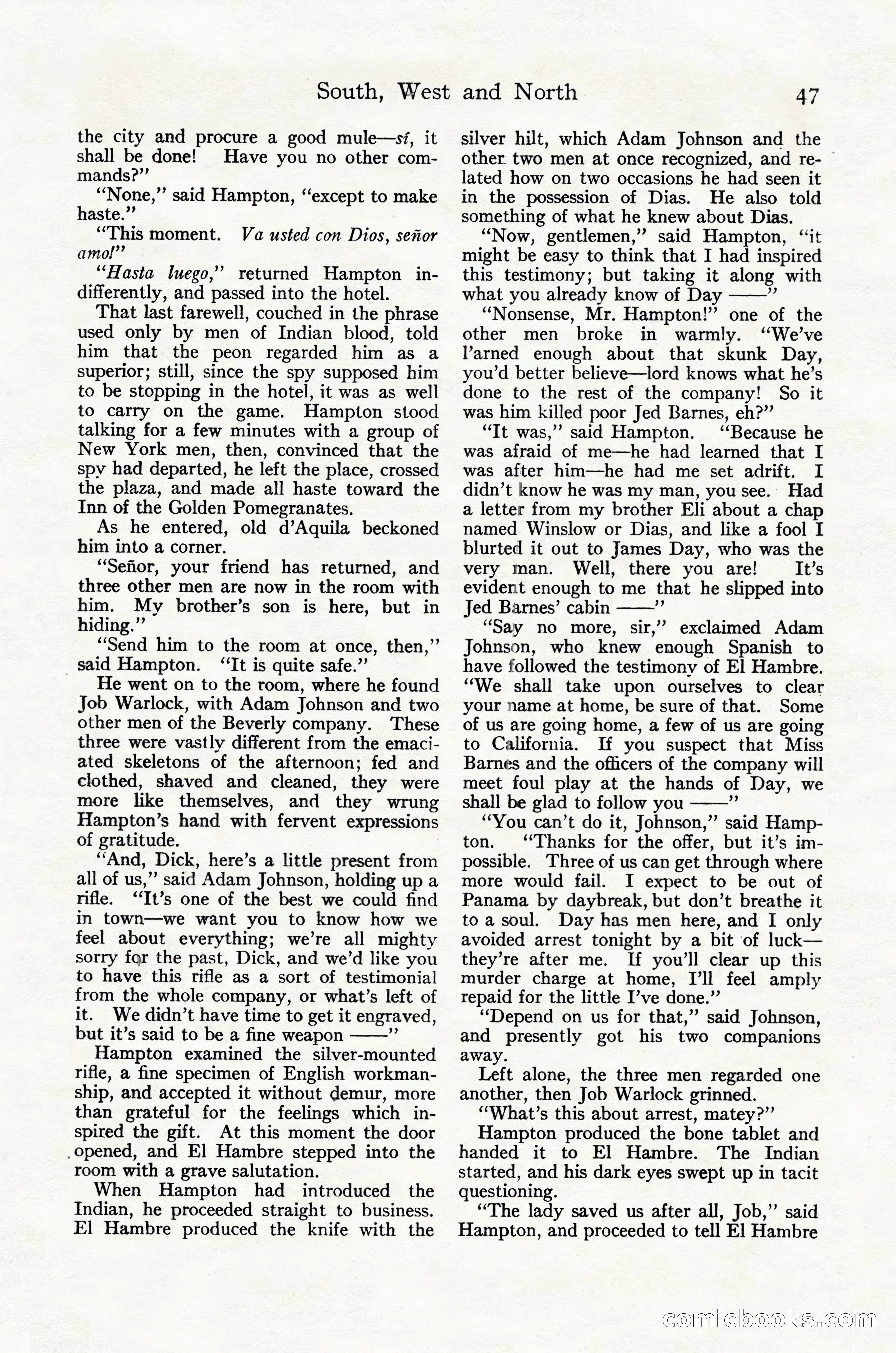 Adventure Magazine Cover, October 30, 1924 — page 57 of 204